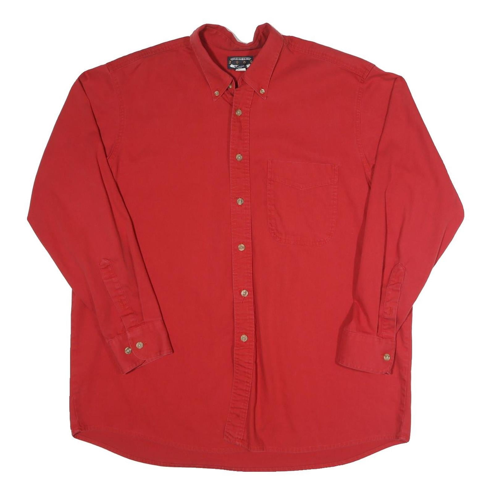 Buy THREE RIVERS Mens Red Cotton Shirt XL Button-Down Casual Long Sleeve Refurbished - $19.49 THREE RIVERS Mens Red Cotton Shirt XL Button-Down Casual Long Sleeve Refurbished - N/A refurbished available on Cerqular