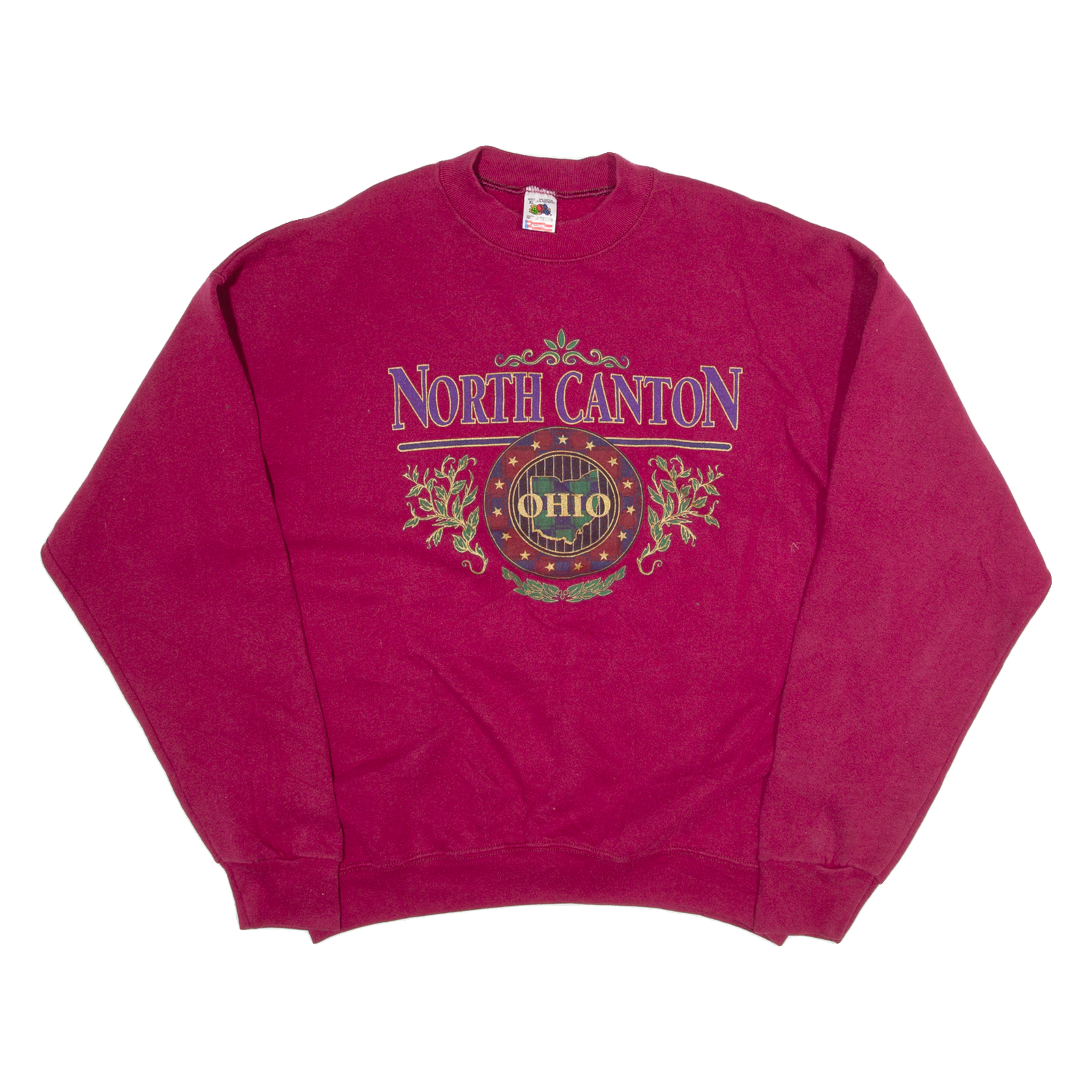 North Canton Ohio Womens Sweatshirt Red USA XL Refurbished - N/A refurbished available on Cerqular