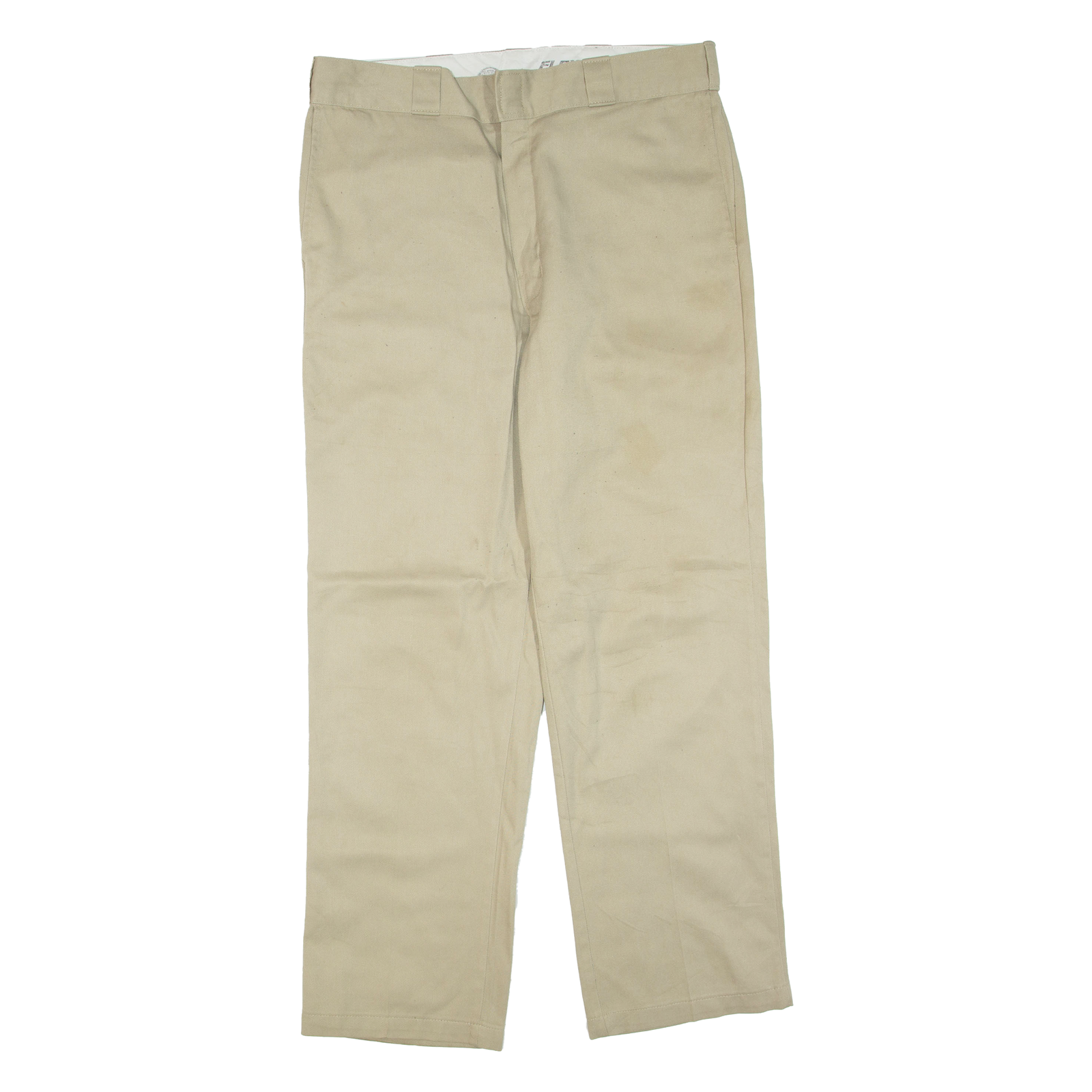 DICKIES Mens Trousers Beige Regular Straight W36 L32 Refurbished - N/A refurbished available on Cerqular