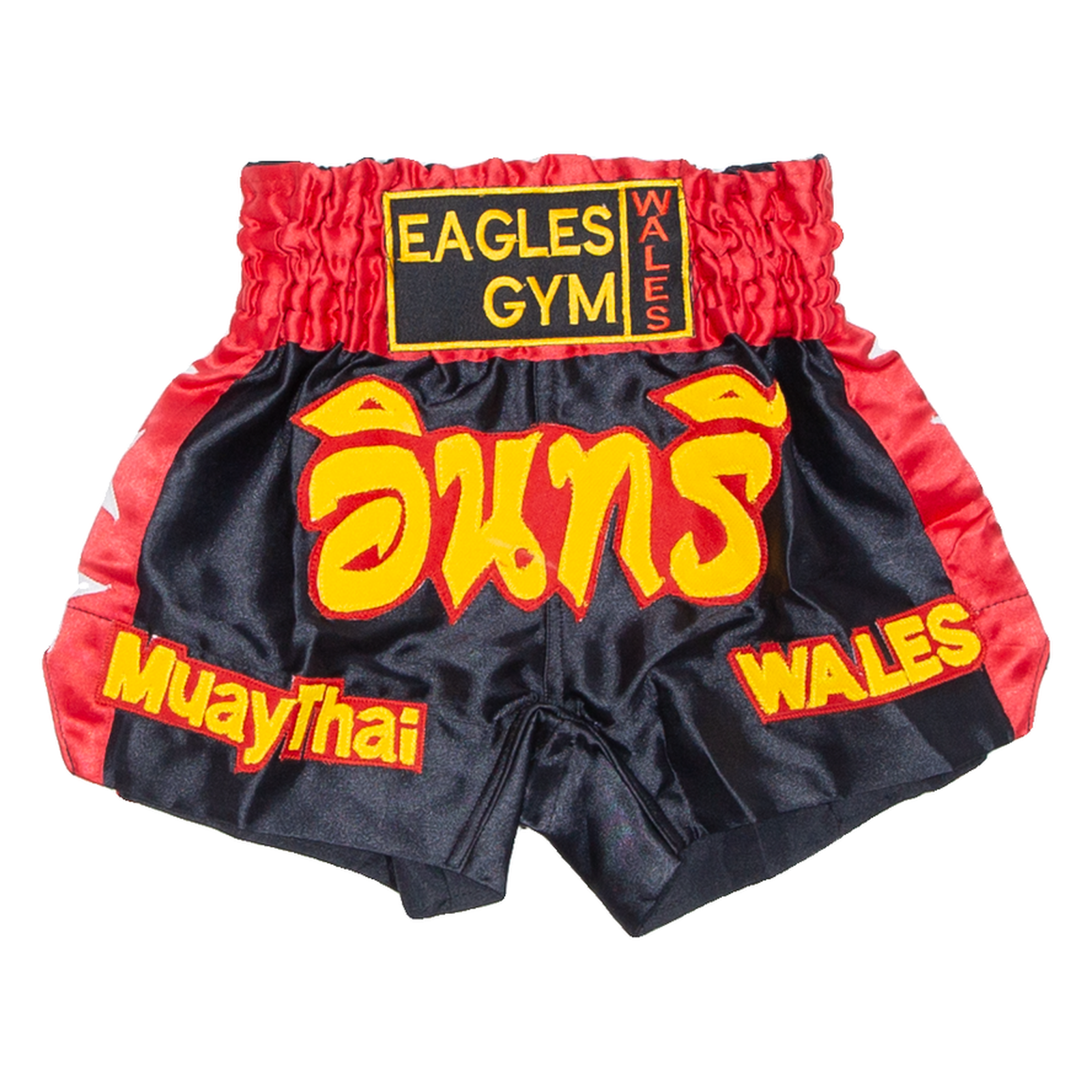 EAGLES GYM WALES Thai Boxing Mens Sports Shorts Red Relaxed S W20 Refurbished - N/A refurbished available on Cerqular