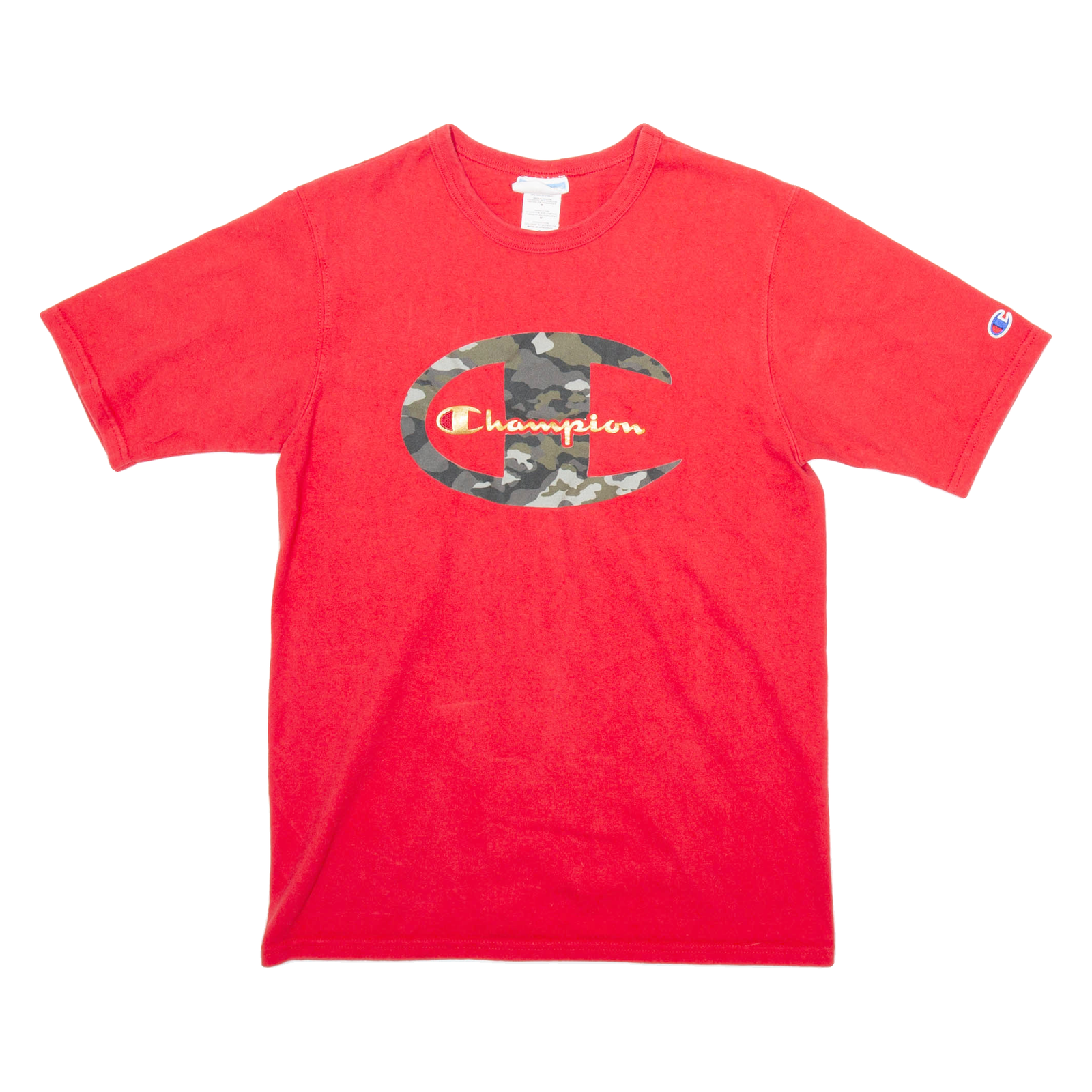 CHAMPION Mens T-Shirt Red M Refurbished - N/A refurbished available on Cerqular
