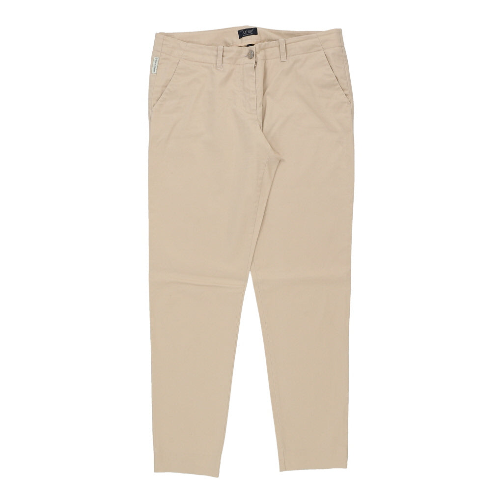 Armani Jeans Jeans - 32W UK 12 Beige Cotton Refurbished - Thrifted (note: this is a term often used to describe second- refurbished available on Cerqular