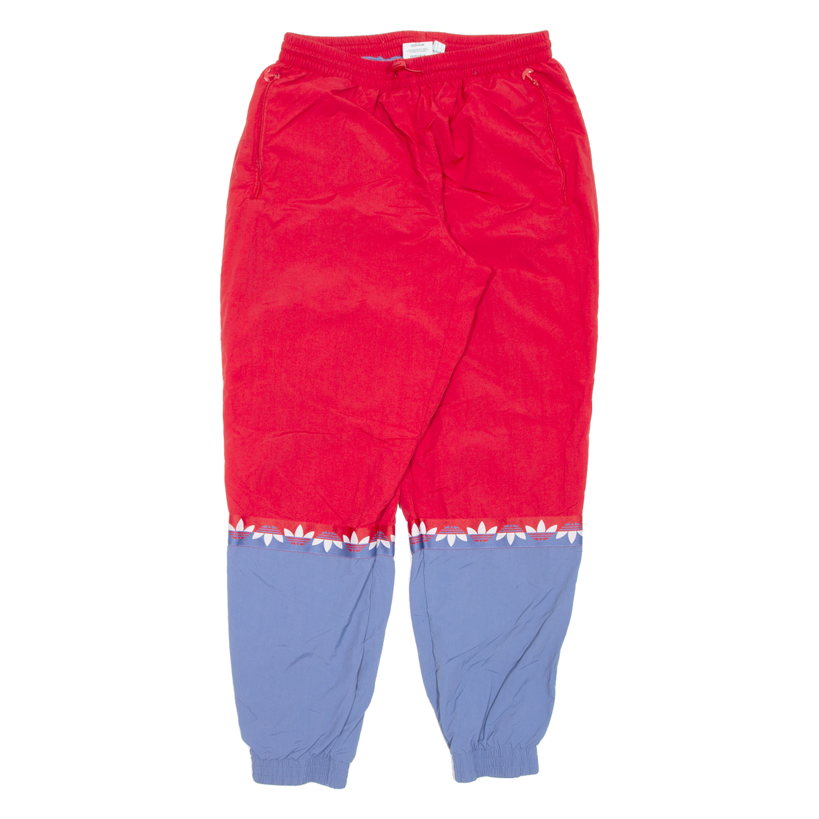 ADIDAS Womens Track Pants Red Tapered L W29 L30 Refurbished - N/A refurbished available on Cerqular