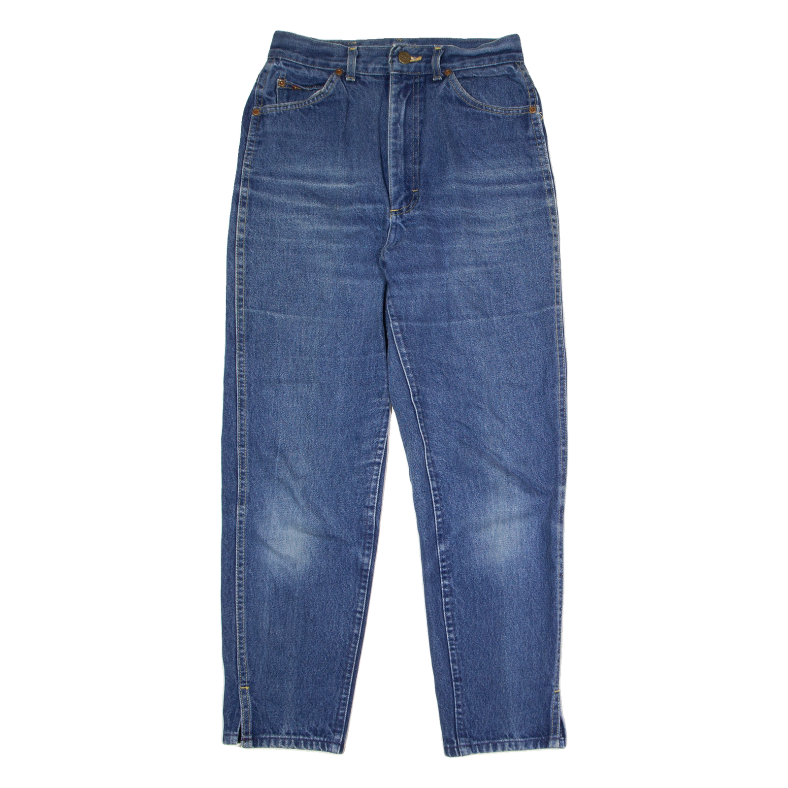 LEE Womens Jeans Blue Regular Mom Stone Wash W26 L26 Refurbished - N/A refurbished available on Cerqular