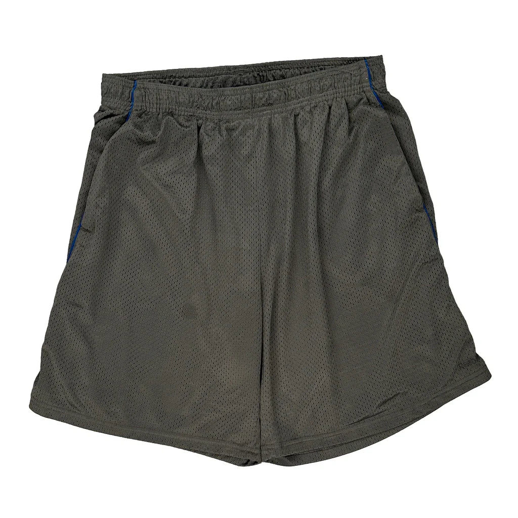 Reebok Sport Shorts - XL Grey Polyester Refurbished - Thrifted (note: this is a term often used to describe second- refurbished available on Cerqular