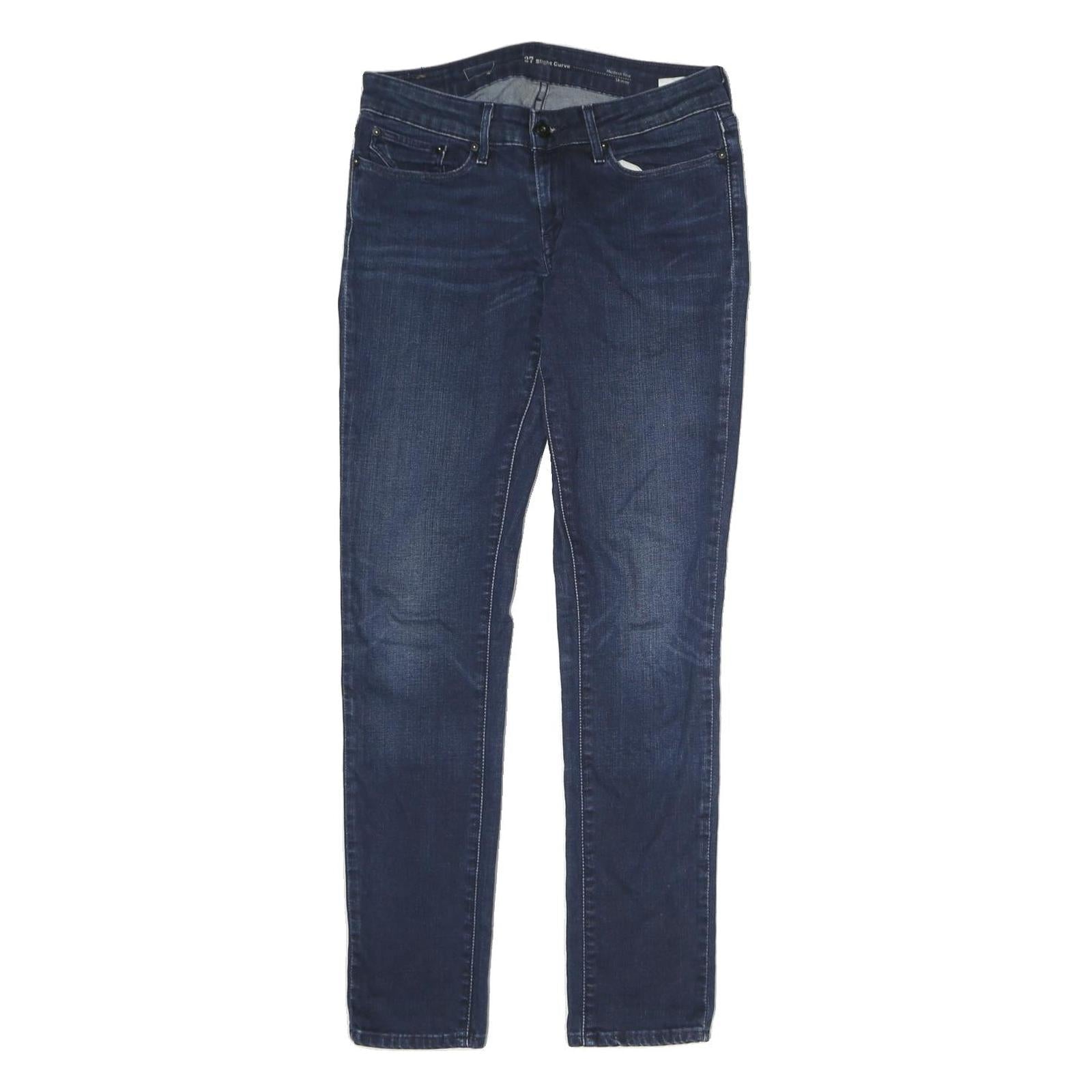 LEVI'S Womens Jeans Blue Slim Skinny Denim Medium W28 L29 Classic Cotton Zip Refurbished - N/A refurbished available on Cerqular