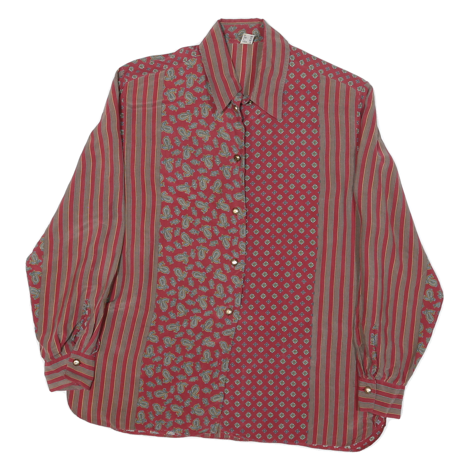 Buy TRU Womens Red Cotton Blend Printed Shirt Long Sleeve Collared UK 10 Refurbished - $15.59 TRU Womens Red Cotton Blend Printed Shirt Long Sleeve Collared UK 10 Refurbished - N/A refurbished available on Cerqular