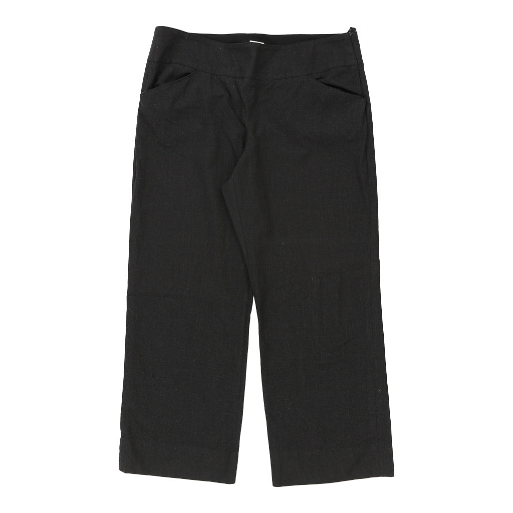 Buy Armani Trousers - 37W UK 20 Black Cotton Refurbished - $28.13 Armani Trousers - 37W UK 20 Black Cotton Refurbished - Thrifted (note: this is a term often used to describe second- refurbished available on Cerqular