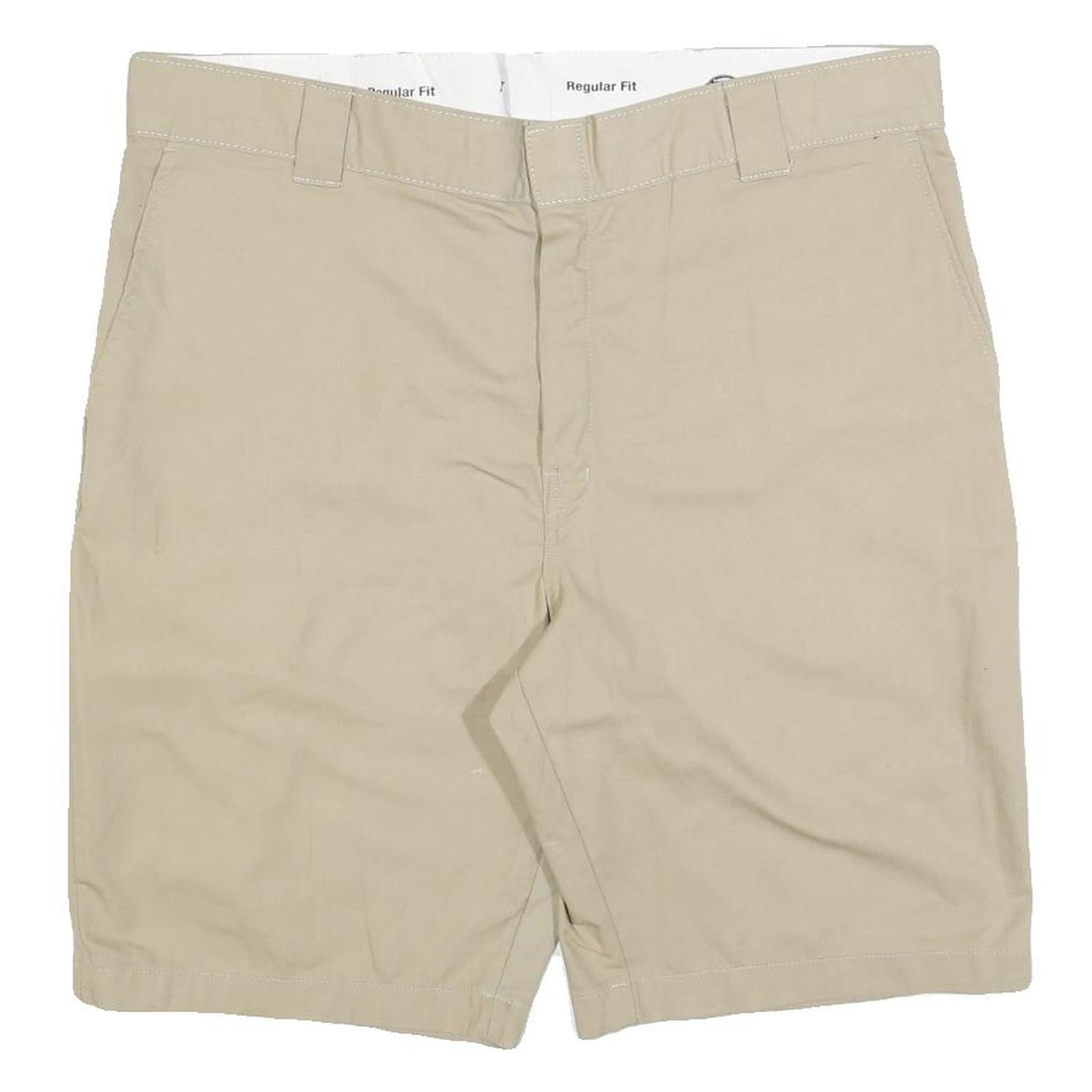 DICKIES Mens Shorts Beige Casual XL W40 Cotton Blend Regular Fit Workwear Refurbished - N/A refurbished available on Cerqular