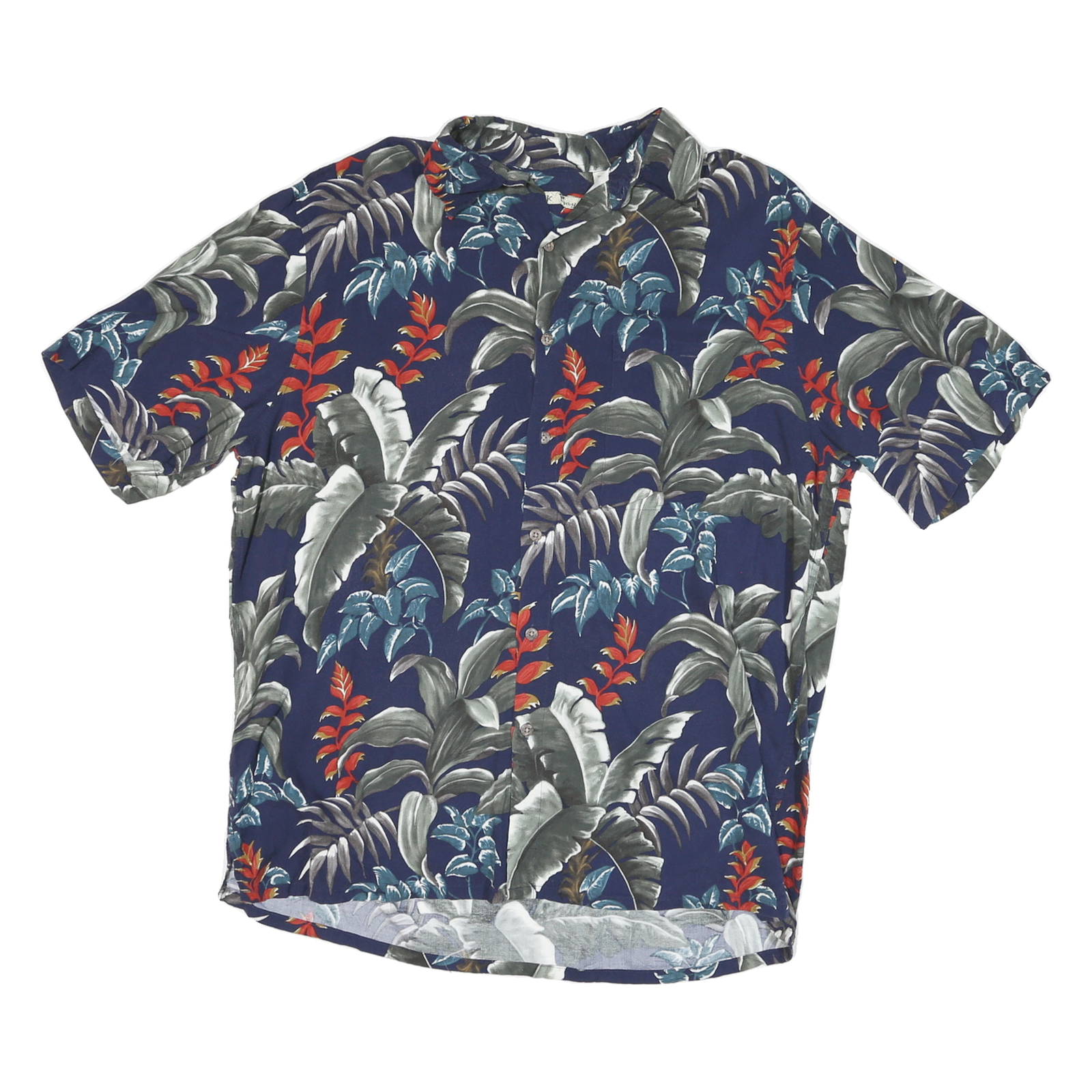 Buy BATIK BAY Mens Blue Rayon Hawaiian Shirt L Tropical Leaf Print Short Sleeve Refurbished - $15.59 BATIK BAY Mens Blue Rayon Hawaiian Shirt L Tropical Leaf Print Short Sleeve Refurbished - N/A refurbished available on Cerqular