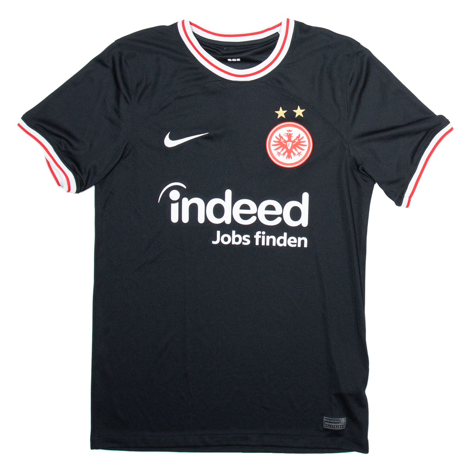 NIKE Eintracht Frankfurt Mens Football Shirt Jersey Black S Refurbished - N/A refurbished available on Cerqular