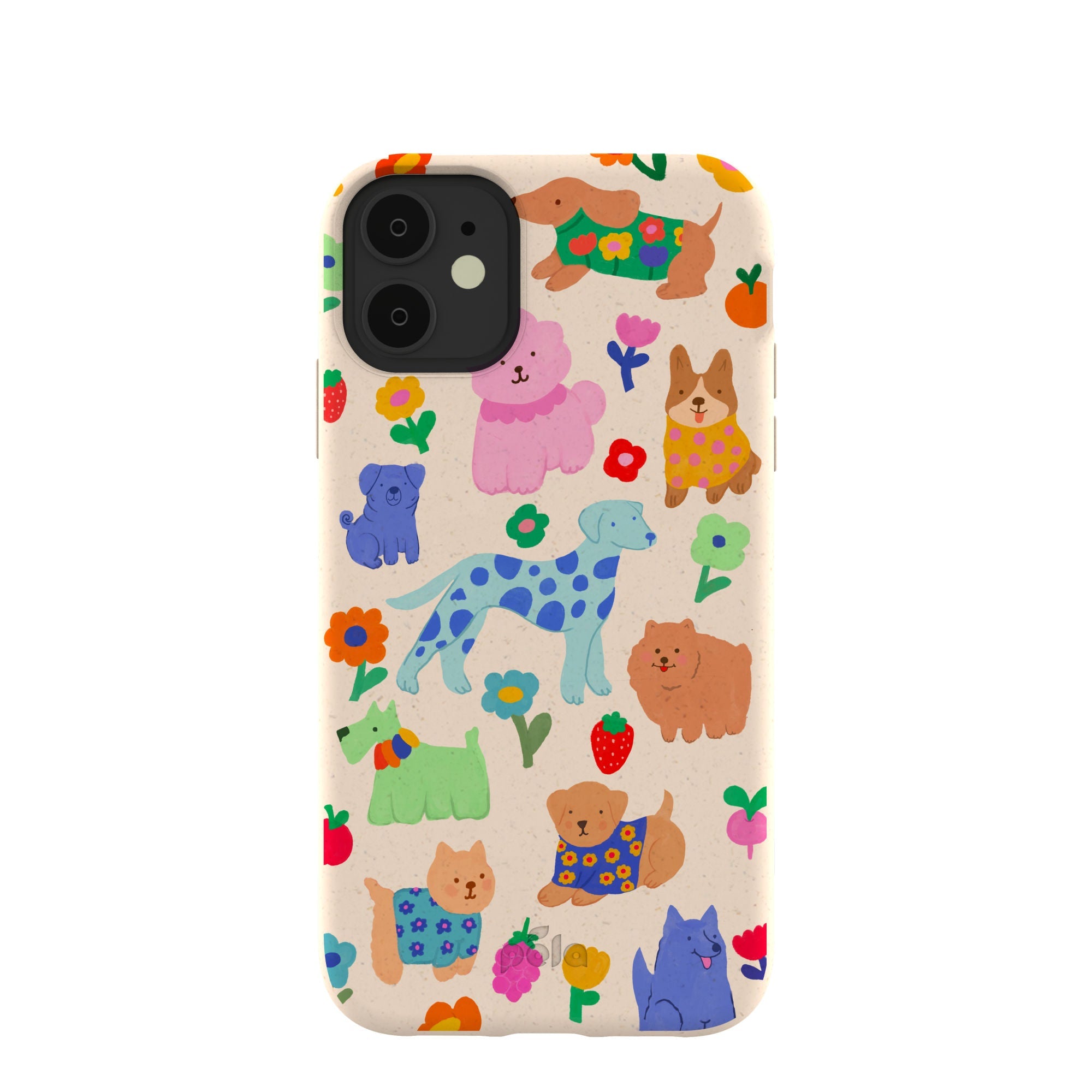 Seashell Pup Bloom iPhone 11 Case Refurbished - Pela Case refurbished available on Cerqular
