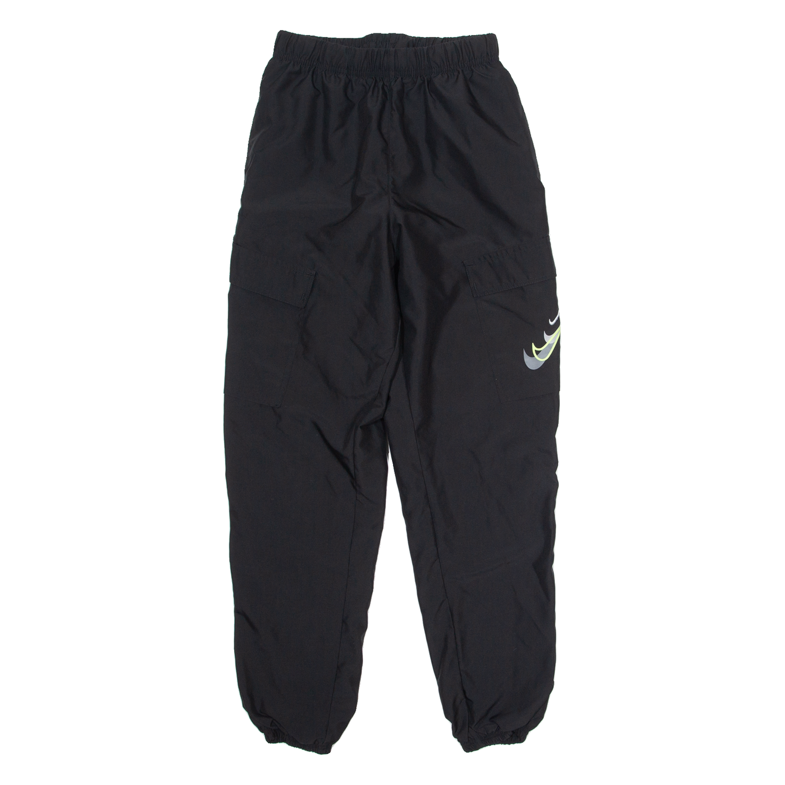NIKE Mens Track Pants Black Tapered S W24 L29 Refurbished - N/A refurbished available on Cerqular