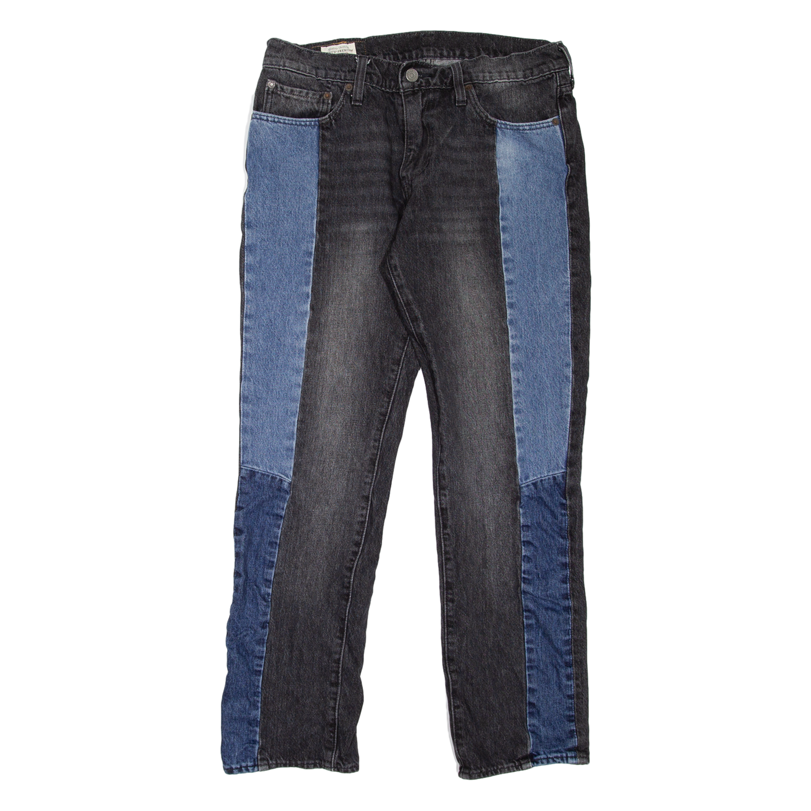 LEVI'S 511 BIG E Jeans Patchwork Mens Black Slim Straight Stone Wash W32 L30 Refurbished - N/A refurbished available on Cerqular
