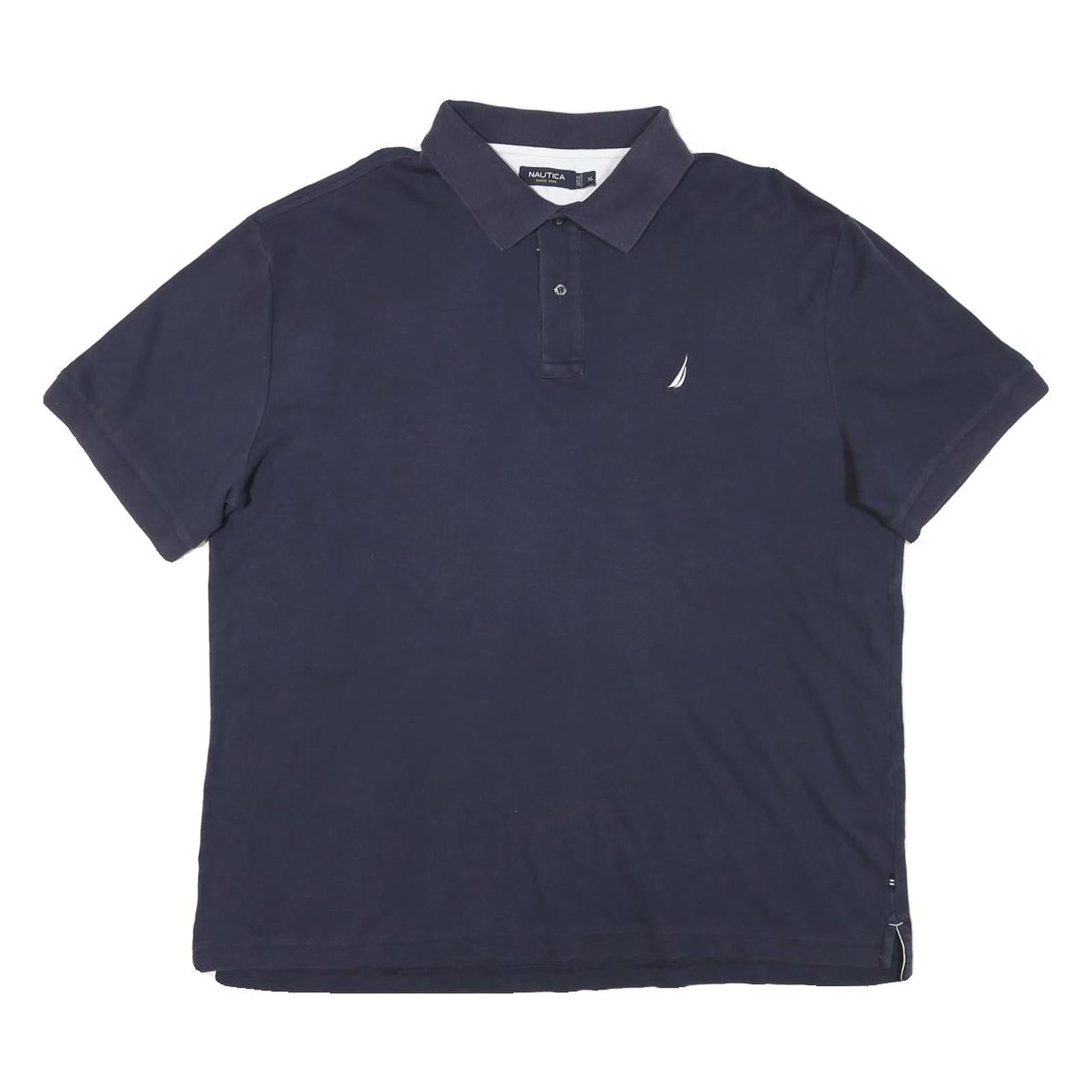 Buy NAUTICA Mens Navy Blue Short Sleeve Plain XL Cotton Blend Polo Shirt Casual Refurbished - $22.09 NAUTICA Mens Navy Blue Short Sleeve Plain XL Cotton Blend Polo Shirt Casual Refurbished - N/A refurbished available on Cerqular