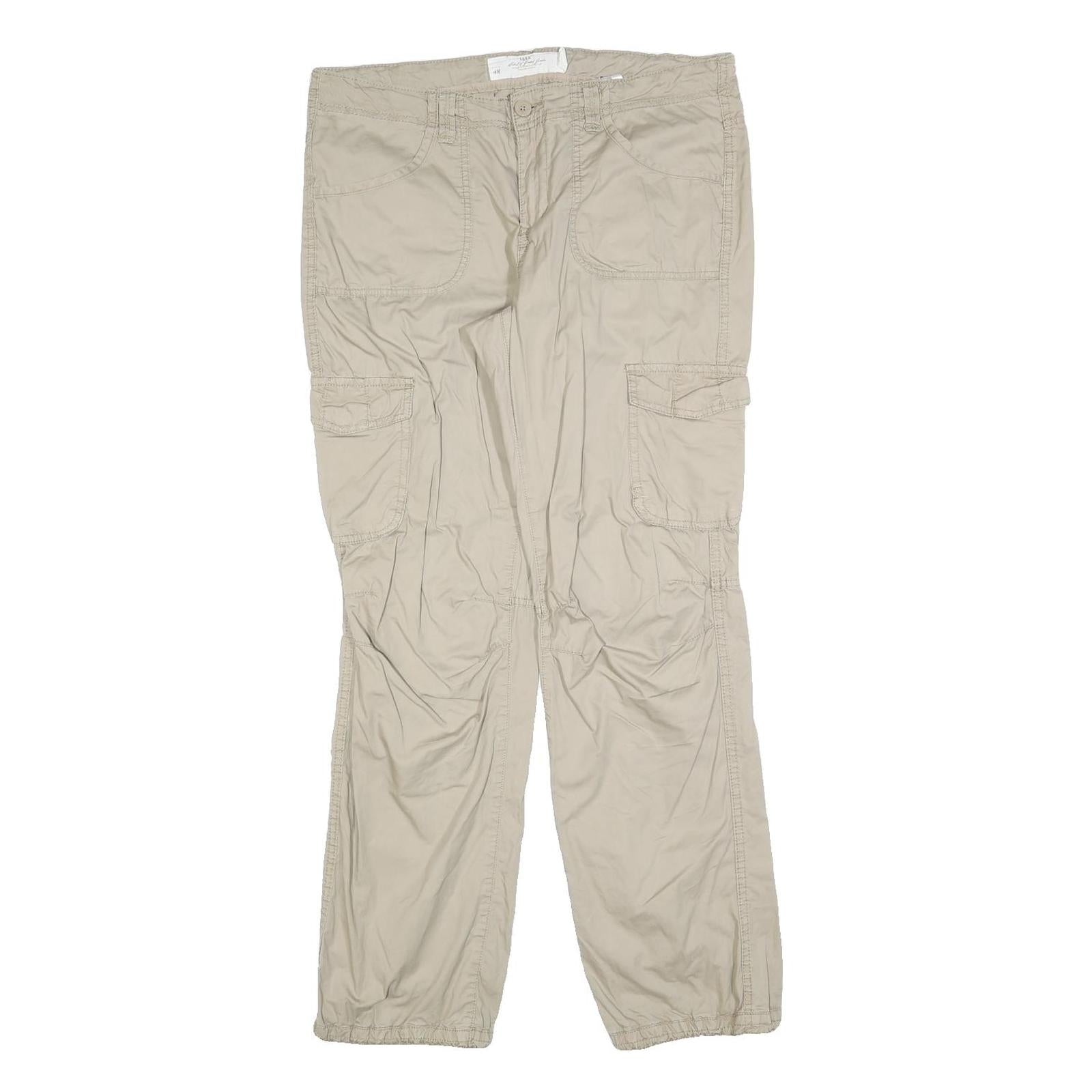 Buy H&M Womens Cotton Blend Beige Regular Cargo Trousers W35 L32 Casual Pockets Zip Refurbished - $20.79 H&M Womens Cotton Blend Beige Regular Cargo Trousers W35 L32 Casual Pockets Zip Refurbished - N/A refurbished available on Cerqular