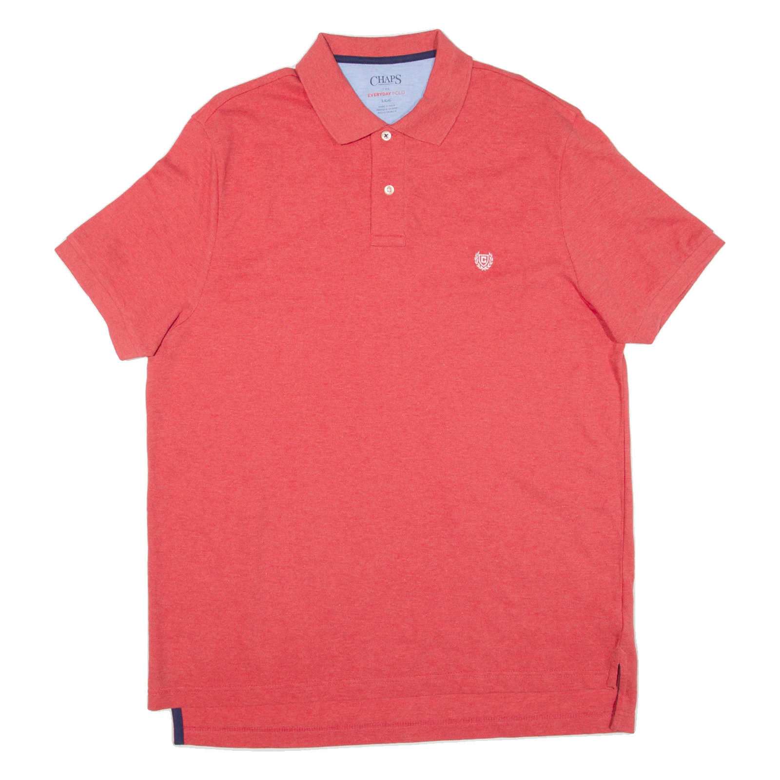 CHAPS Mens Polo Shirt Pink L Refurbished - N/A refurbished available on Cerqular