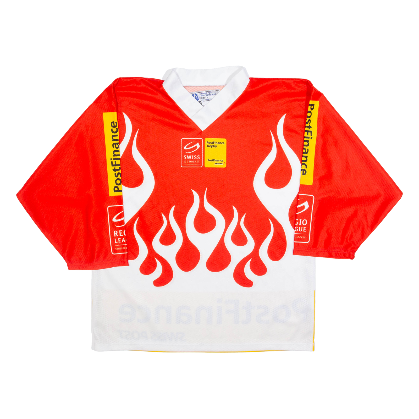 Swiss Hockey Mens Jersey Red 3/4 Sleeve USA V-Neck S Refurbished - N/A refurbished available on Cerqular