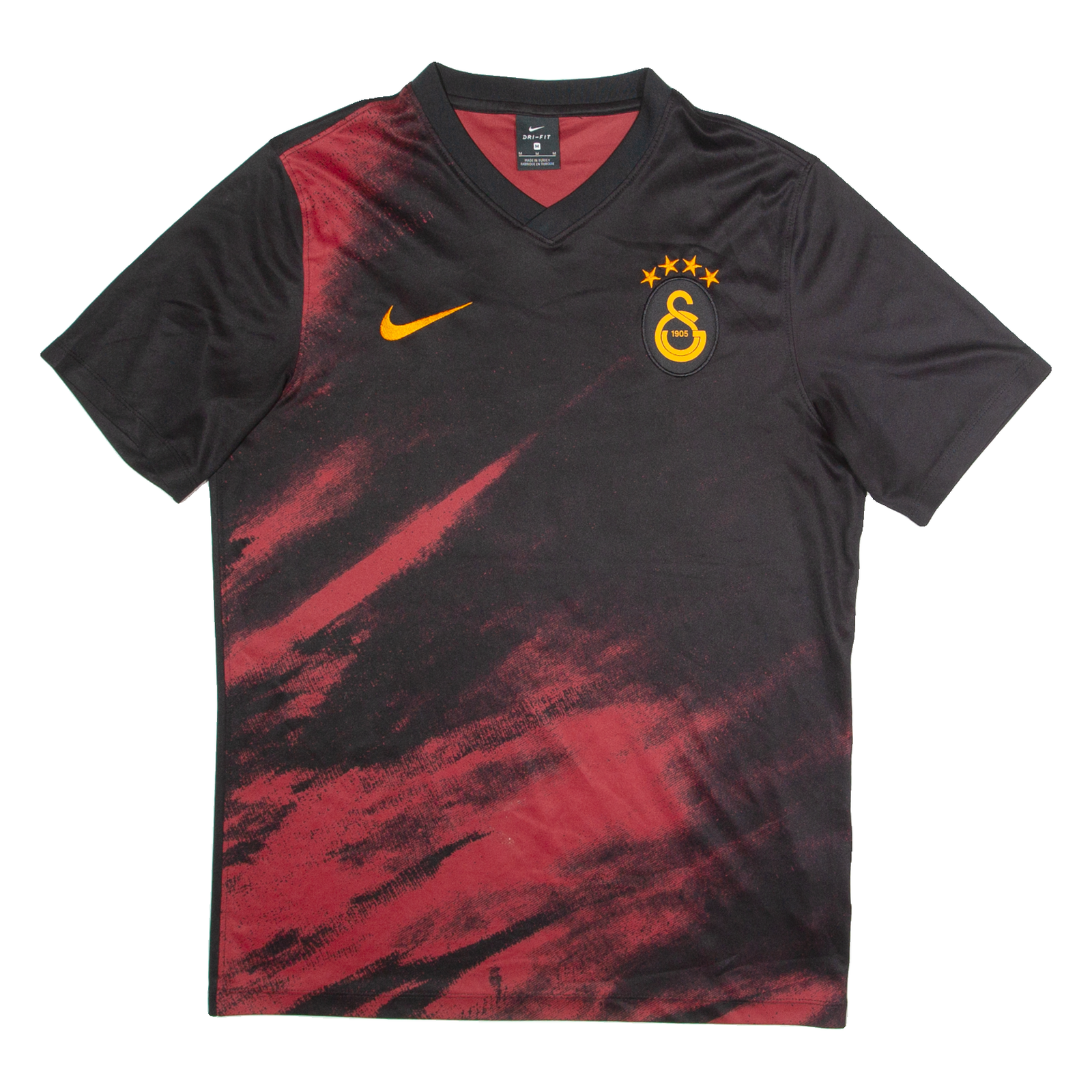 NIKE Mens Football Shirt Jersey Black V-Neck M Refurbished - N/A refurbished available on Cerqular