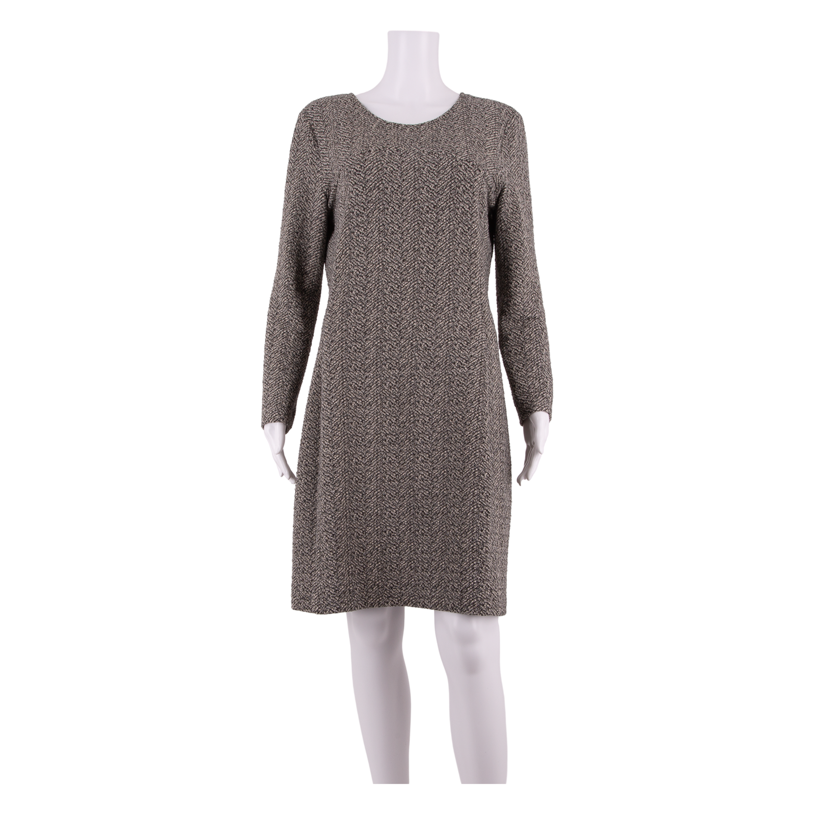 GANNI Womens Pencil Dress Black Long Sleeve Knee Length L Refurbished - N/A refurbished available on Cerqular