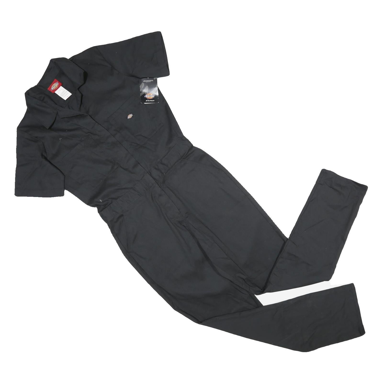 DICKIES Womens Black Cotton Regular Fit Dungarees M W32 L26 Workwear Utility Refurbished - N/A refurbished available on Cerqular