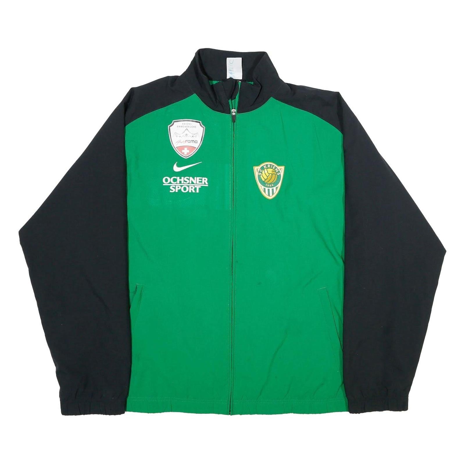 Buy NIKE Mens Green & Black Sport Team Zip Jacket XL Polyester Athletic Refurbished - $49.39 NIKE Mens Green & Black Sport Team Zip Jacket XL Polyester Athletic Refurbished - N/A refurbished available on Cerqular