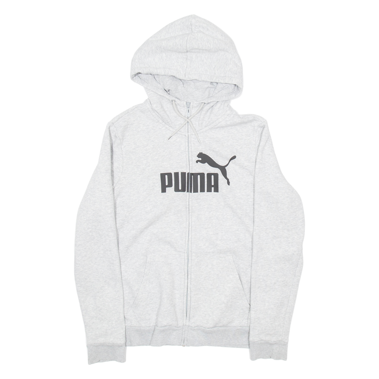 PUMA Mens Grey Hoodie Full Zip L Refurbished - N/A refurbished available on Cerqular