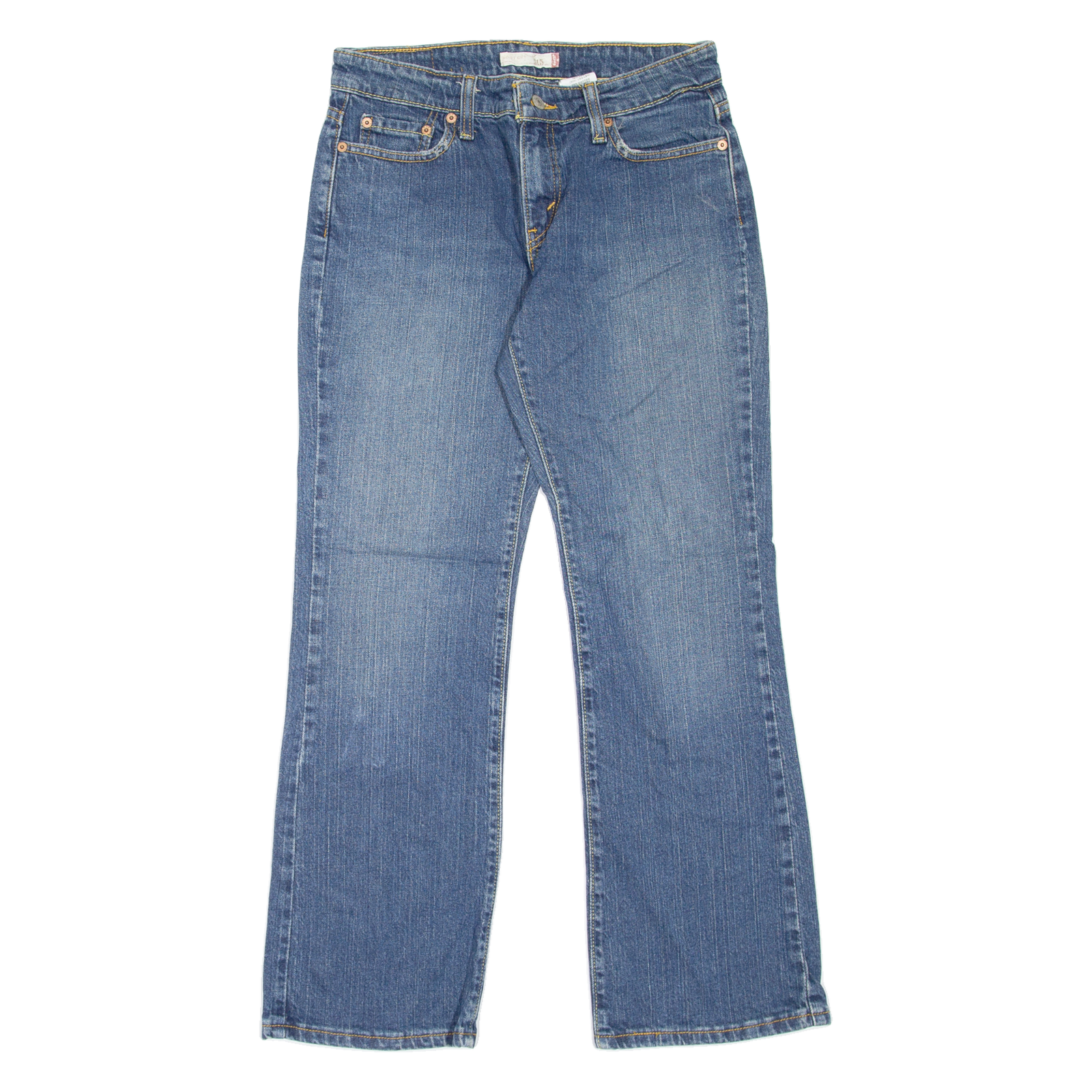 LEVI'S 515 Womens Jeans Blue Regular Mom Stone Wash W28 L28 Refurbished - N/A refurbished available on Cerqular