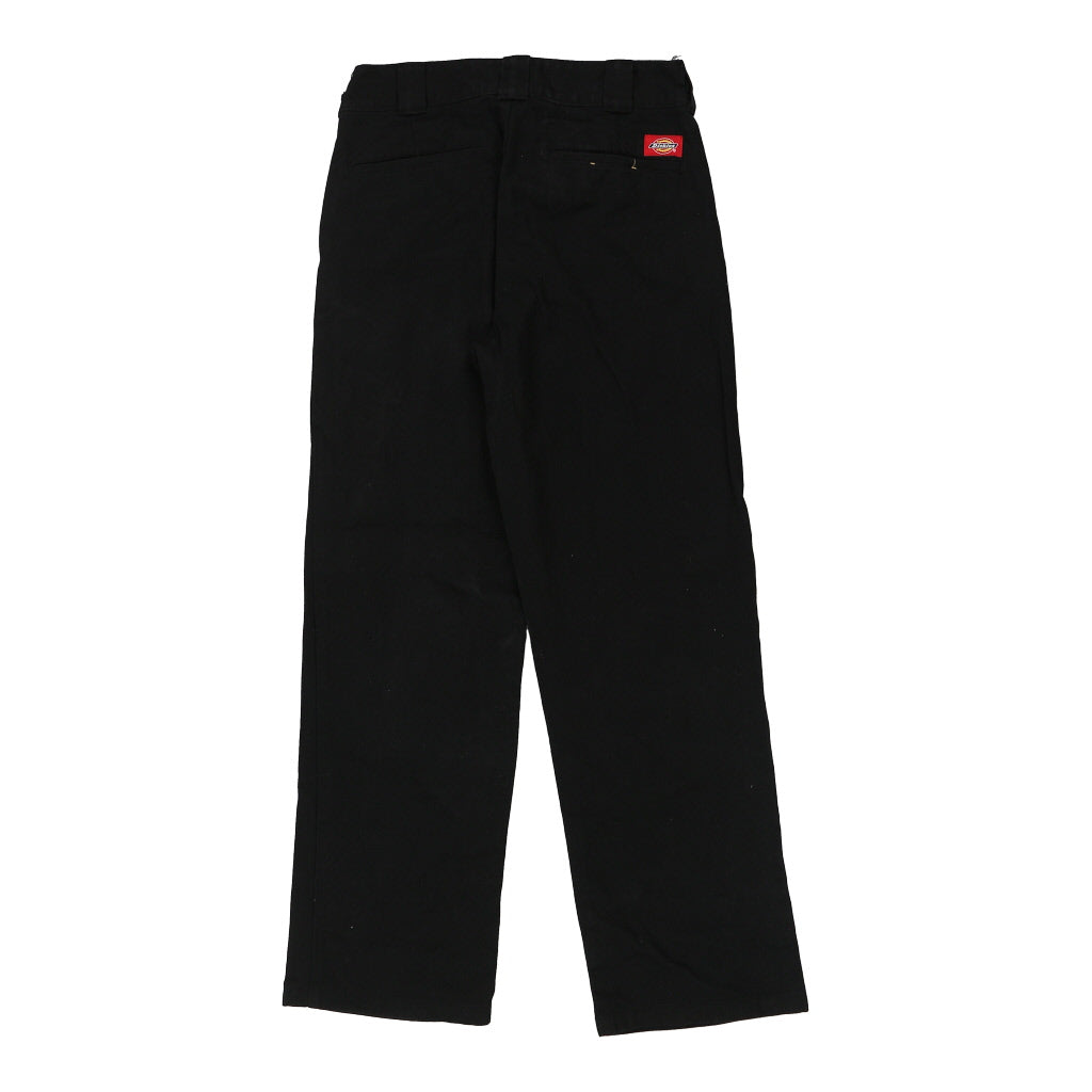 Dickies Trousers - 26W UK 6 Black Polyester Blend Refurbished - Thrifted (note: this is a term often used to describe second- refurbished available on Cerqular