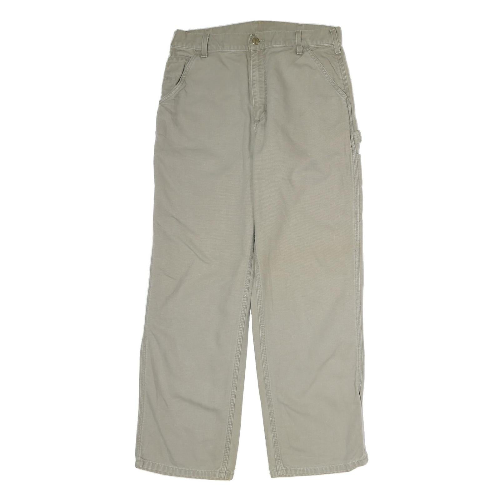 Buy CARHARTT Mens Cotton Beige Regular Straight Trousers W34 L30 Workwear Casual Refurbished - $49.39 CARHARTT Mens Cotton Beige Regular Straight Trousers W34 L30 Workwear Casual Refurbished - N/A refurbished available on Cerqular