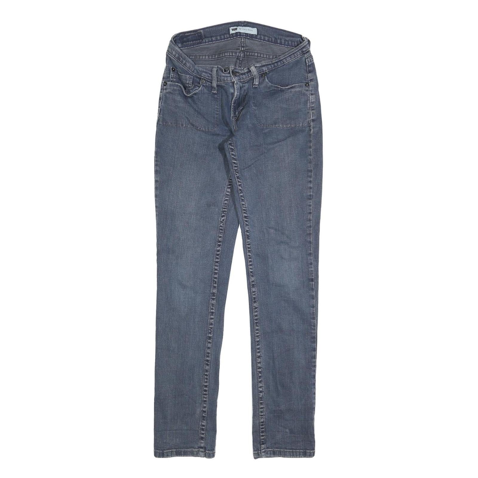 LEVI'S 528 Womens Jeans Blue Regular Straight Denim Medium W28 L32 Classic Fit Refurbished - N/A refurbished available on Cerqular