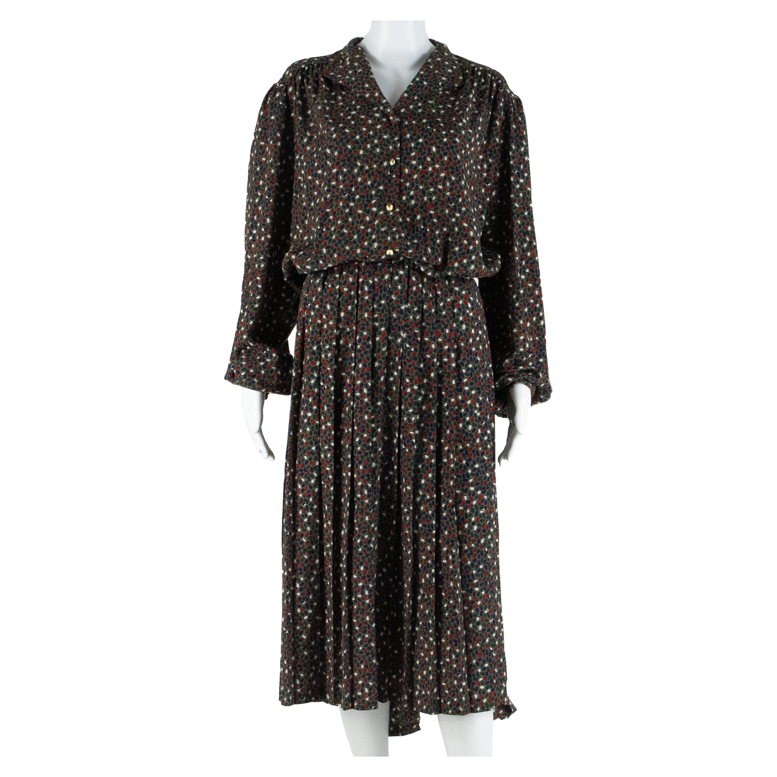 Buy DEVERNOIS Womens Day Dress Brown Spotted Long Sleeve Midi L Refurbished - $27.29 DEVERNOIS Womens Day Dress Brown Spotted Long Sleeve Midi L Refurbished - N/A refurbished available on Cerqular