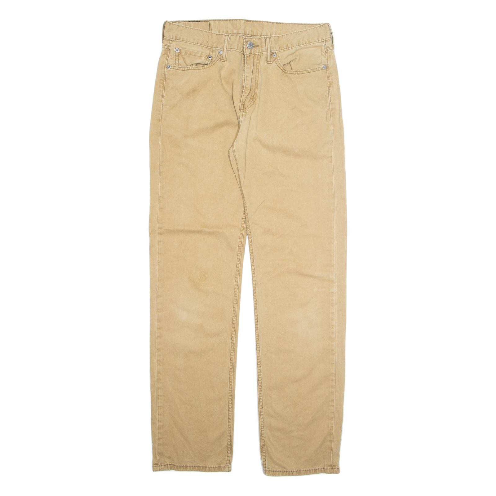 LEVI'S 514 Mens Trousers Beige Regular Straight W32 L34 Refurbished - N/A refurbished available on Cerqular