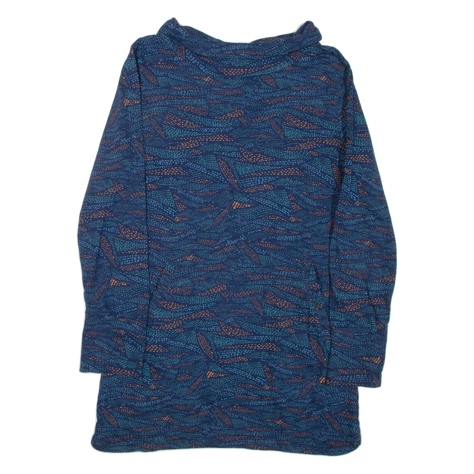 WHITE STUFF Womens Day Dress Blue Long Sleeve Short UK 10 Refurbished - N/A refurbished available on Cerqular