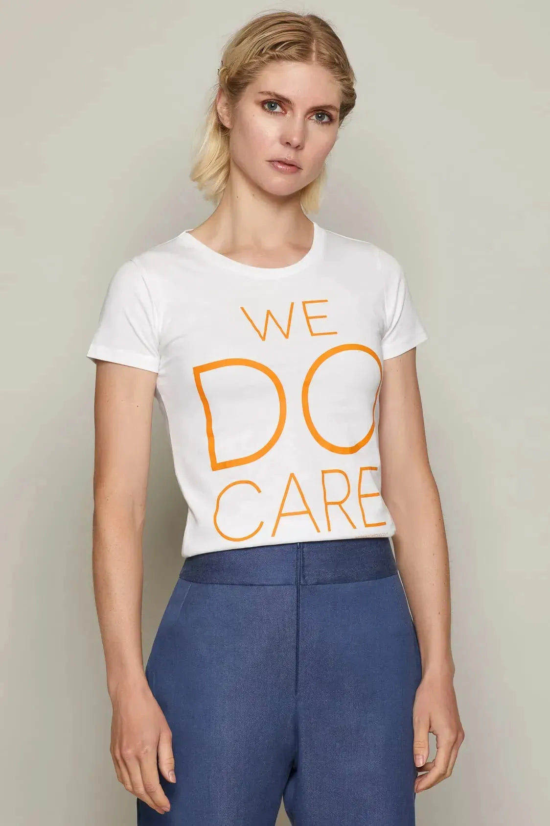 We Do Care T-Shirt (White) | size: L Refurbished - N/A refurbished available on Cerqular