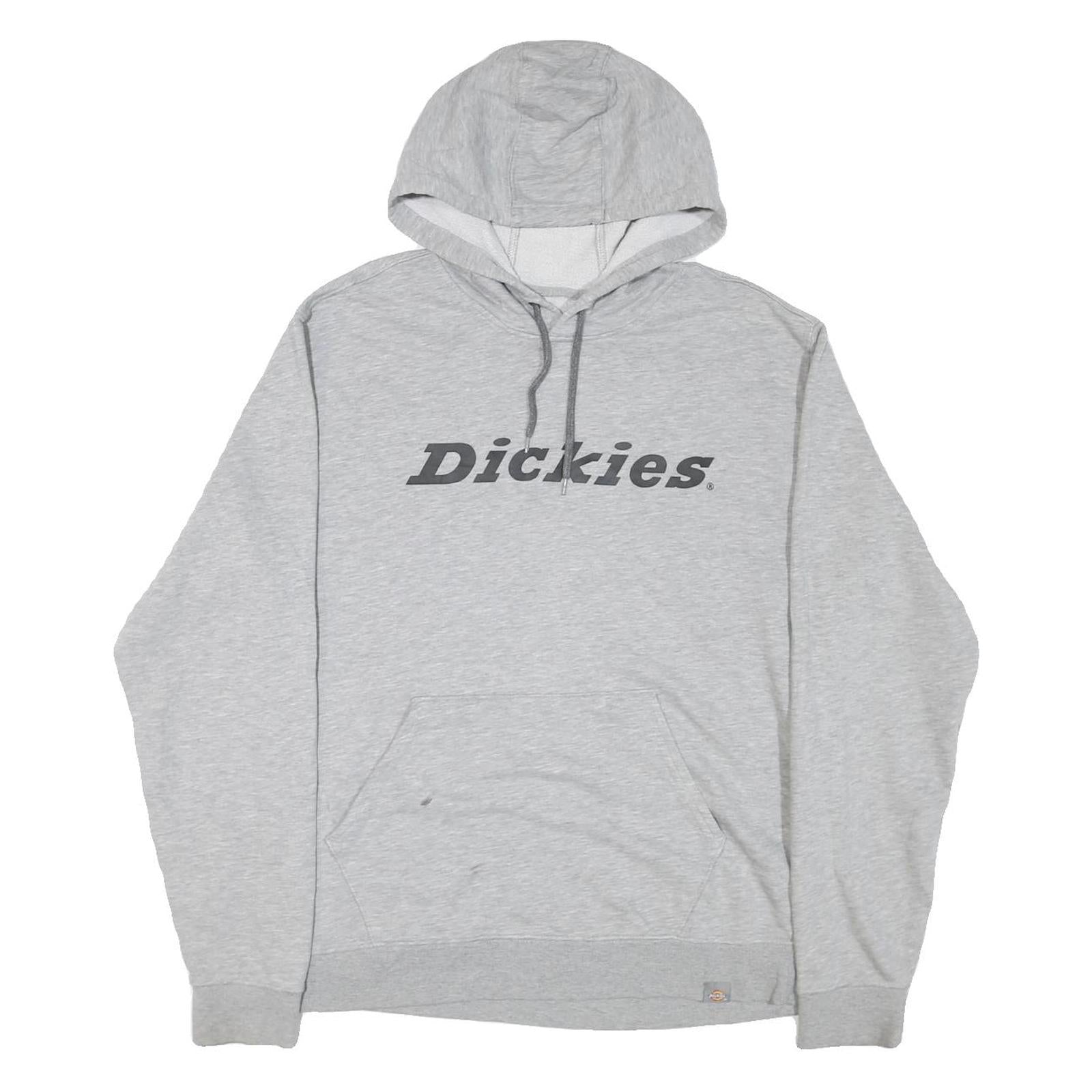 DICKIES Mens Grey Hoodie M Cotton Blend Pullover Sweatshirt Casual Refurbished - N/A refurbished available on Cerqular