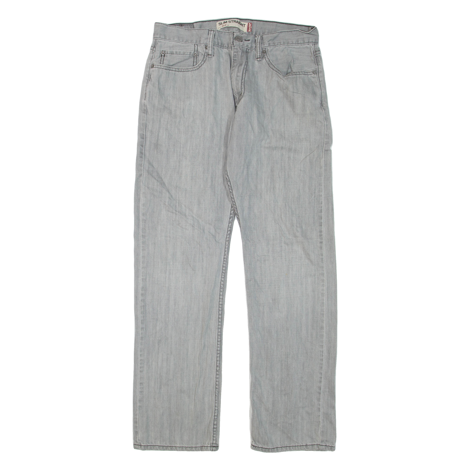 LEVI'S 514 Jeans Womens Grey Regular Straight W32 L32 Refurbished - N/A refurbished available on Cerqular