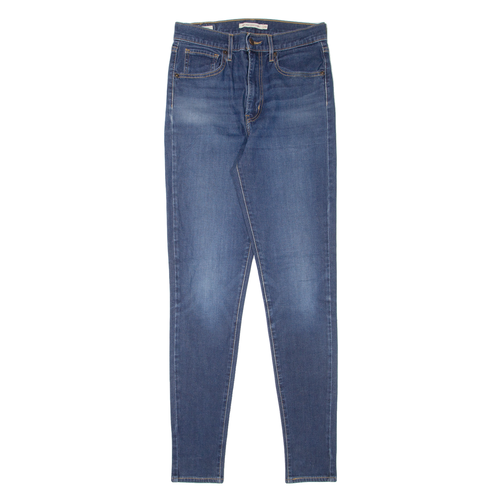 LEVI'S Mile High BIG E Womens Jeans Blue Slim Skinny Denim Stone Wash W28 L30 Refurbished - N/A refurbished available on Cerqular