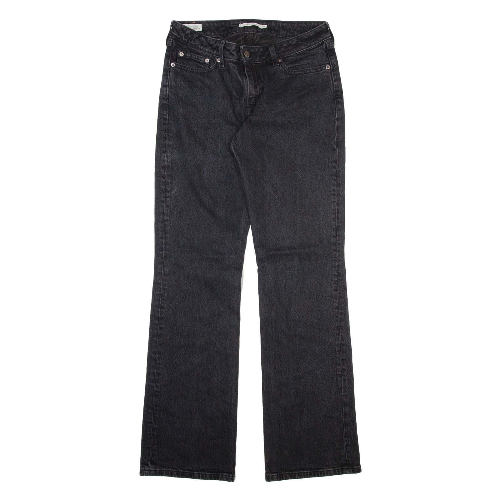 LEVI'S Low Pitch Big E Womens Jeans Grey Regular Bootcut W28 L33 Refurbished - N/A refurbished available on Cerqular
