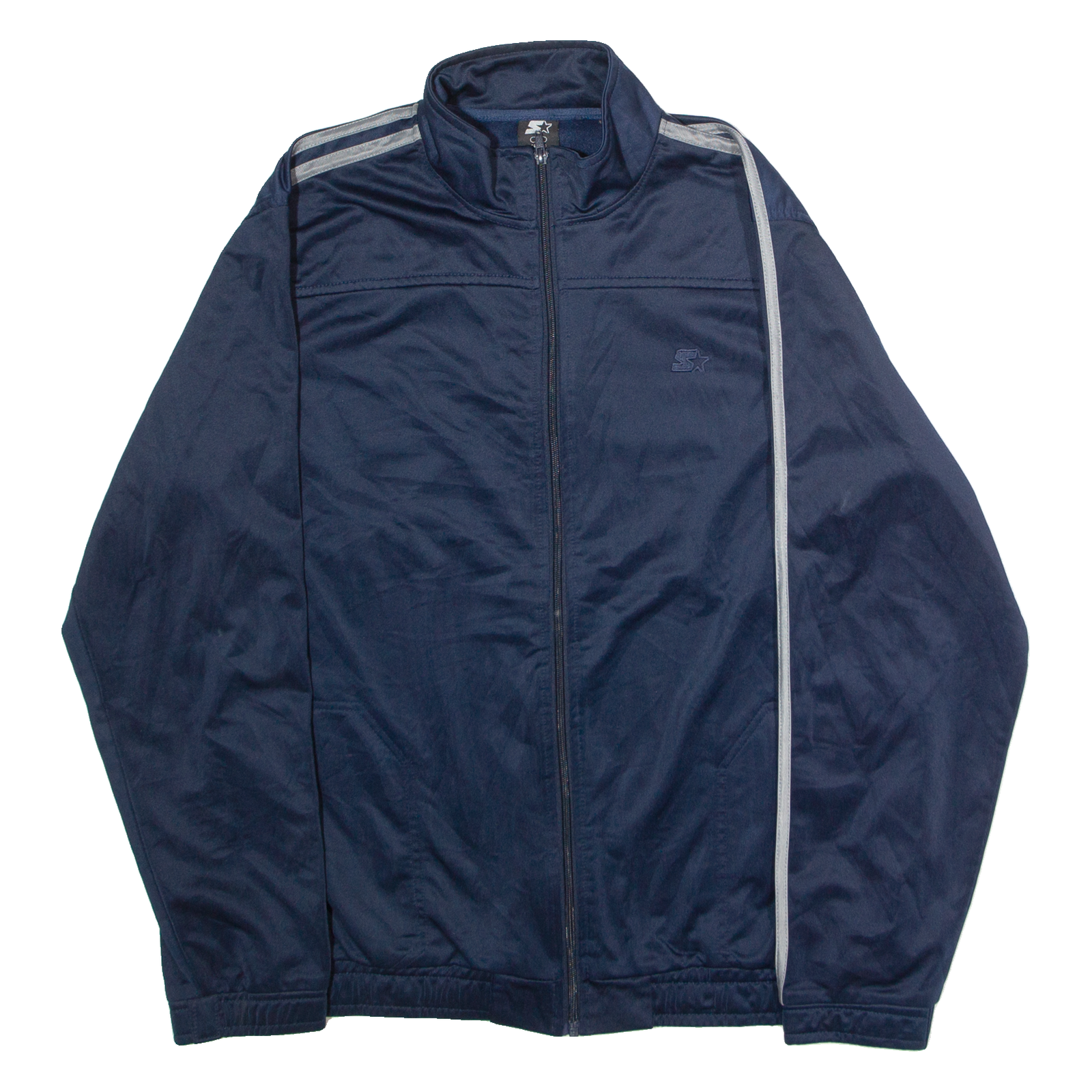 STARTER Mens Track Jacket Blue XL Refurbished - N/A refurbished available on Cerqular
