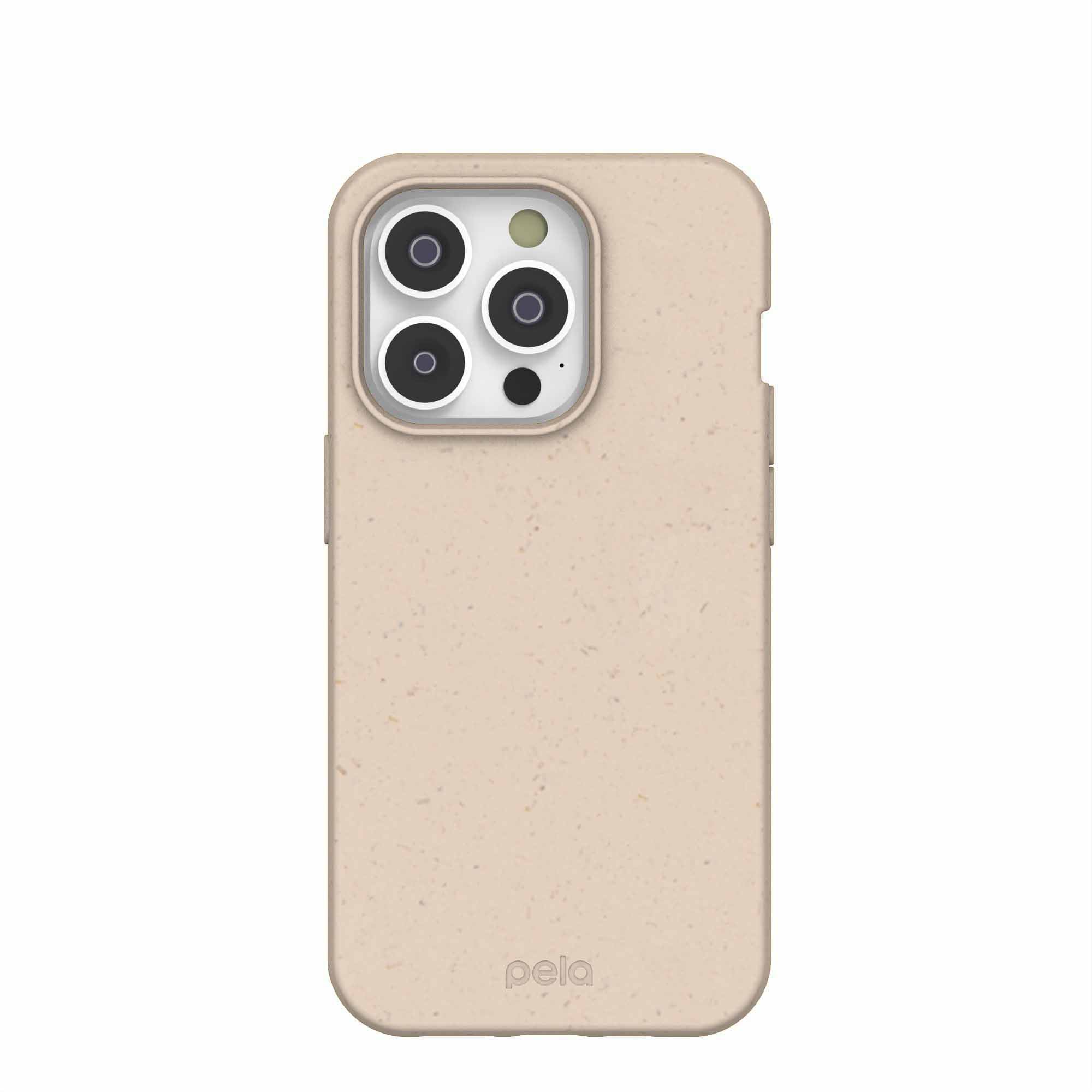 Seashell iPhone 14 Pro Case Refurbished - Pela Case refurbished available on Cerqular