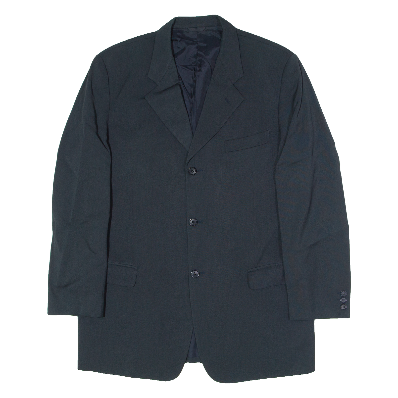 CERRUTI Mens Blazer Jacket Black Wool XL Refurbished - N/A refurbished available on Cerqular