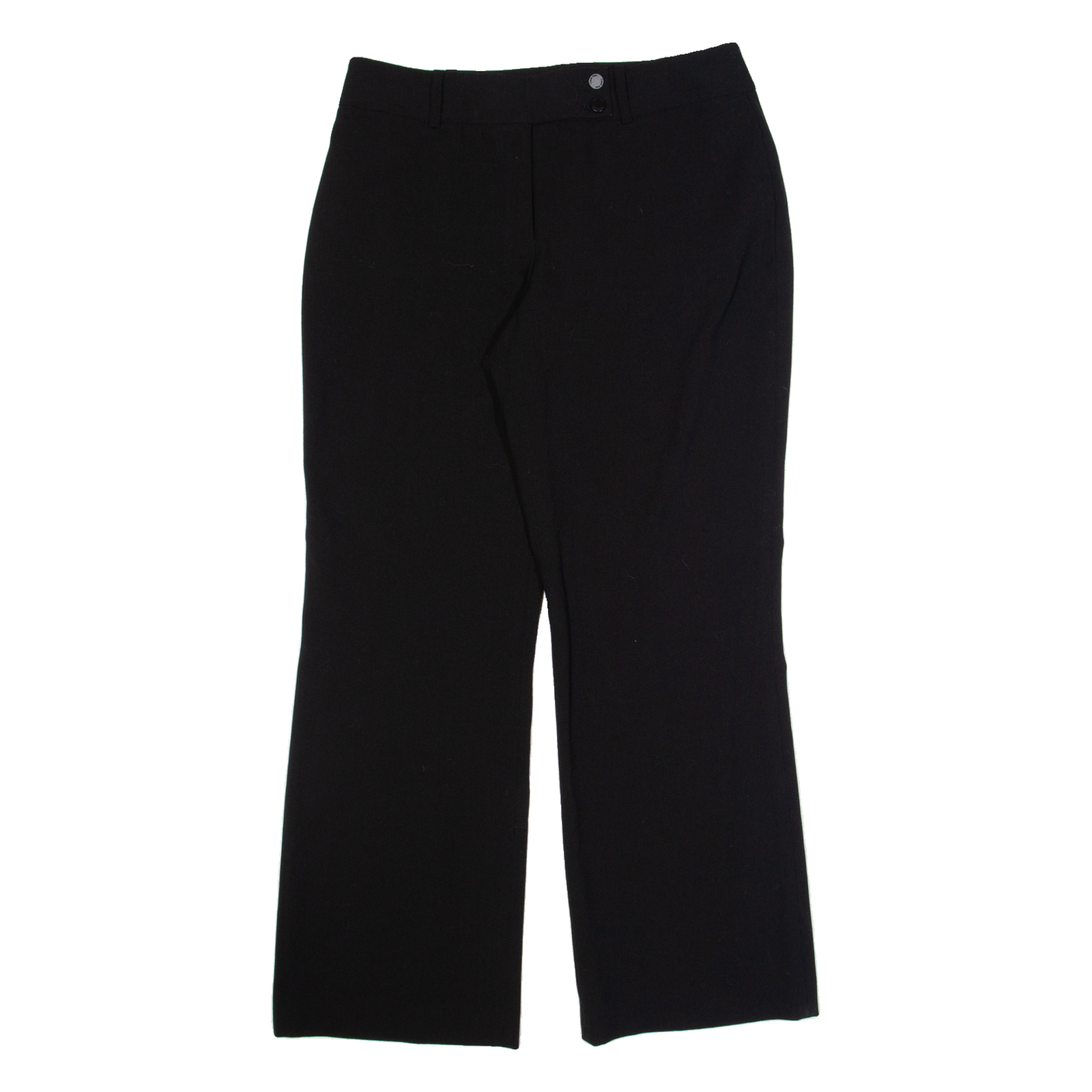 CALVIN KLEIN Womens Trousers Black Relaxed Straight W30 L28 Refurbished - N/A refurbished available on Cerqular
