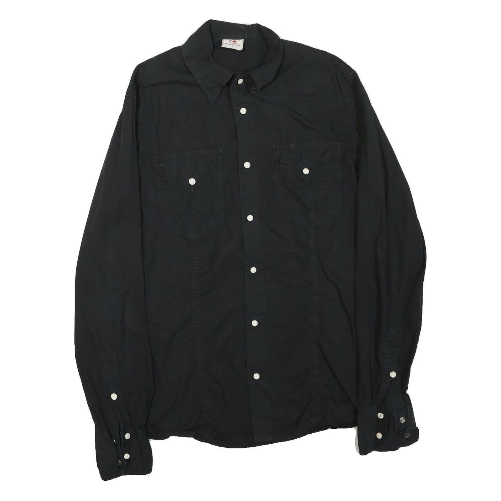 Buy TRUE RELIGION Mens Black Shirt S Button Long Sleeve Cotton Blend Casual Refurbished - $46.79 TRUE RELIGION Mens Black Shirt S Button Long Sleeve Cotton Blend Casual Refurbished - N/A refurbished available on Cerqular