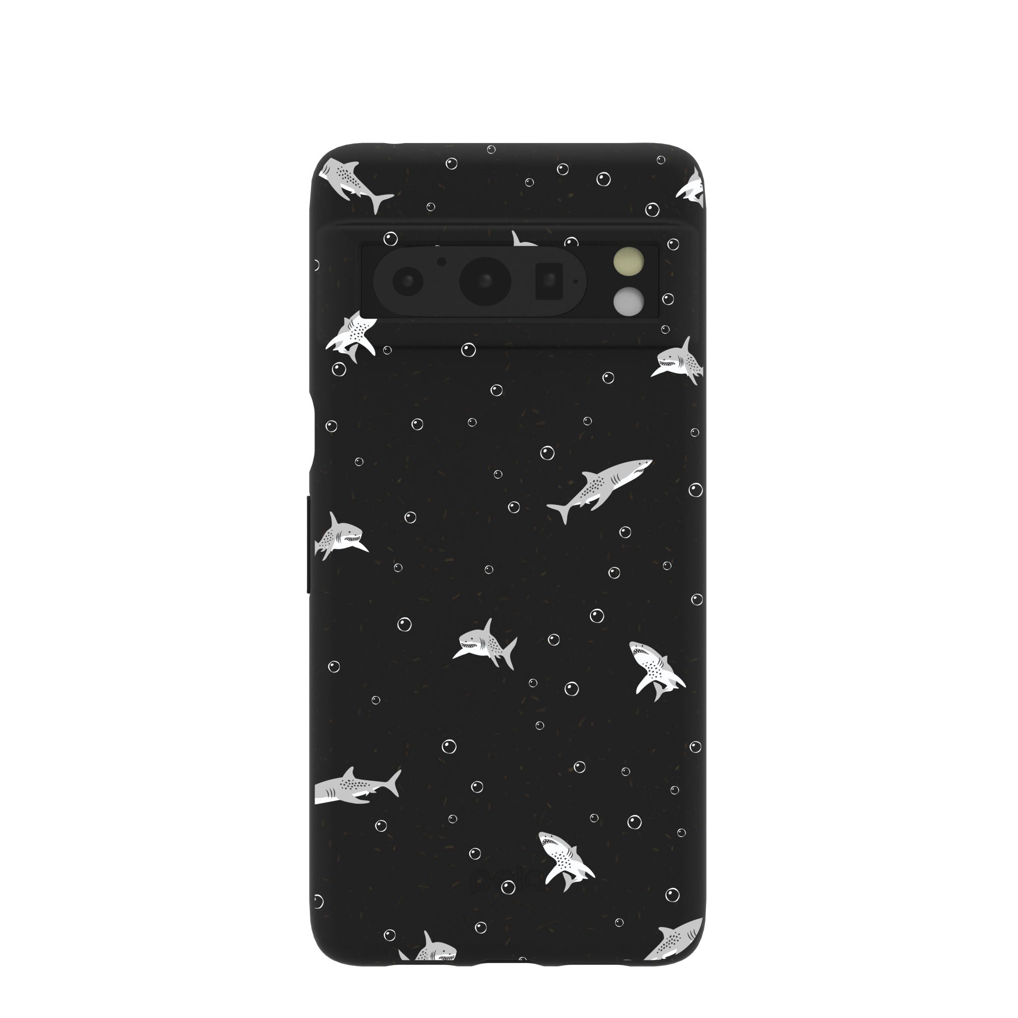 Black Lil Sharks Google Pixel 8 Pro Case Refurbished - Pela Case refurbished available on Cerqular