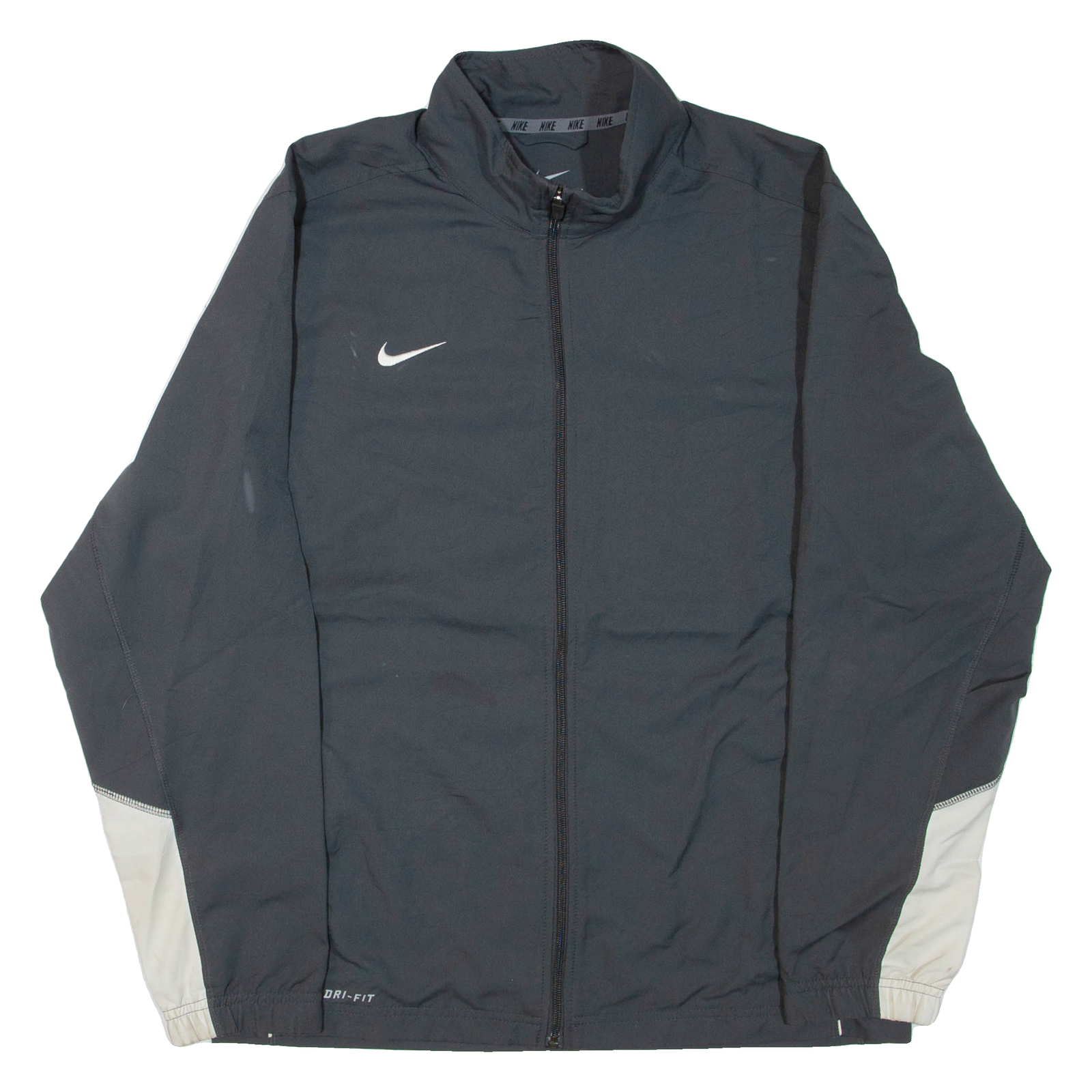 NIKE Mens Track Jacket Grey M Refurbished - N/A refurbished available on Cerqular