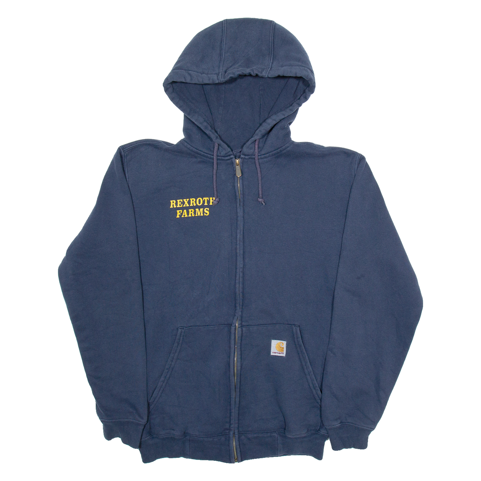 CARHARTT Rexroth Farms Mens Blue Hoodie Full Zip S Refurbished - N/A refurbished available on Cerqular