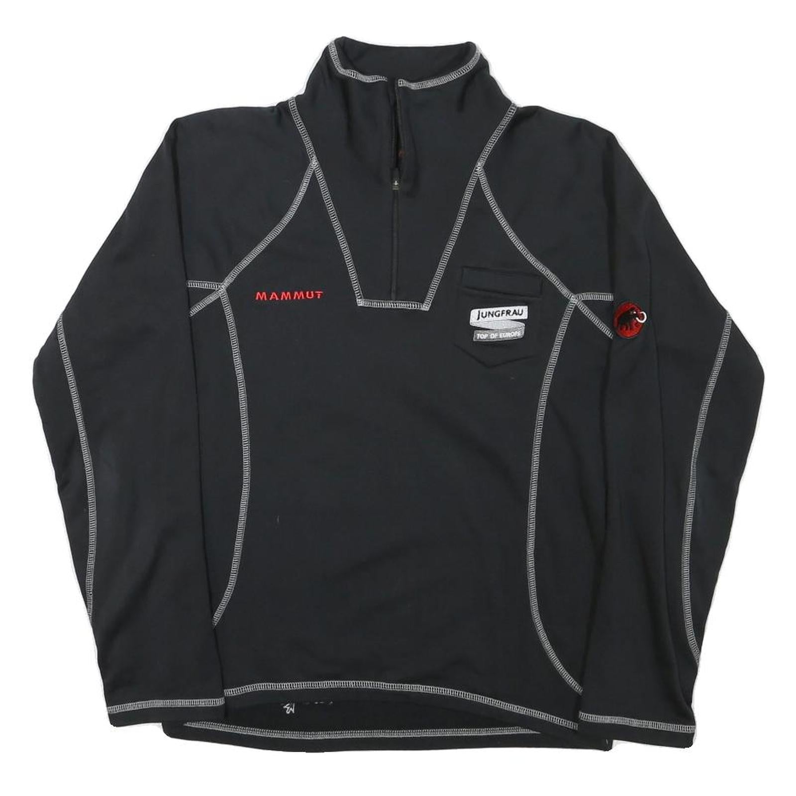 MAMMUT Womens Black Polyester Blend Pullover XS Outdoor Hiking Sweatshirt Refurbished - N/A refurbished available on Cerqular