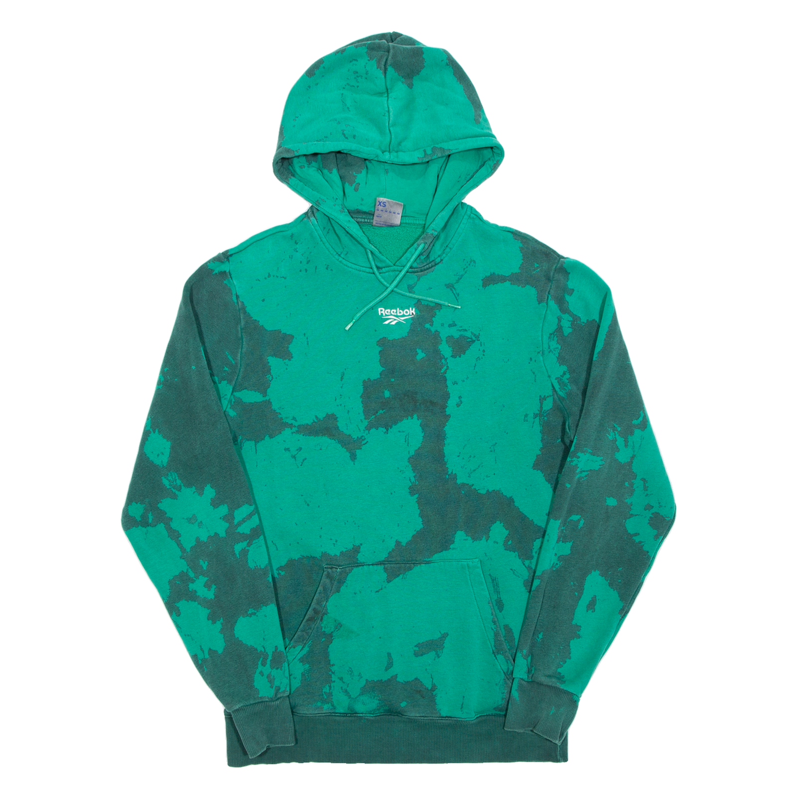 REEBOK Mens Green Hoodie XS Refurbished - N/A refurbished available on Cerqular