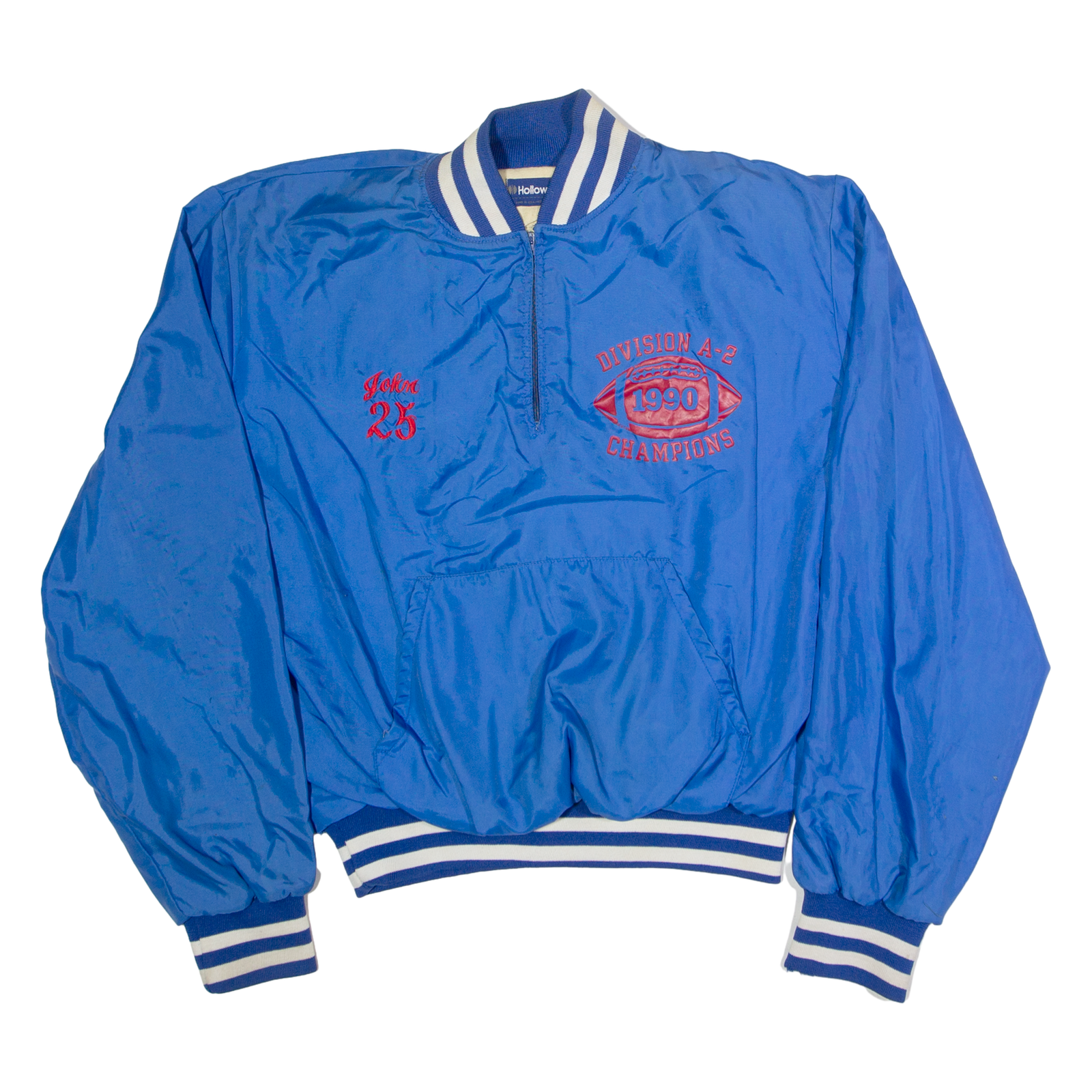 HOLLOWAY Division A-2 Champions Mens Bomber Jacket Blue USA 2XL Refurbished - N/A refurbished available on Cerqular